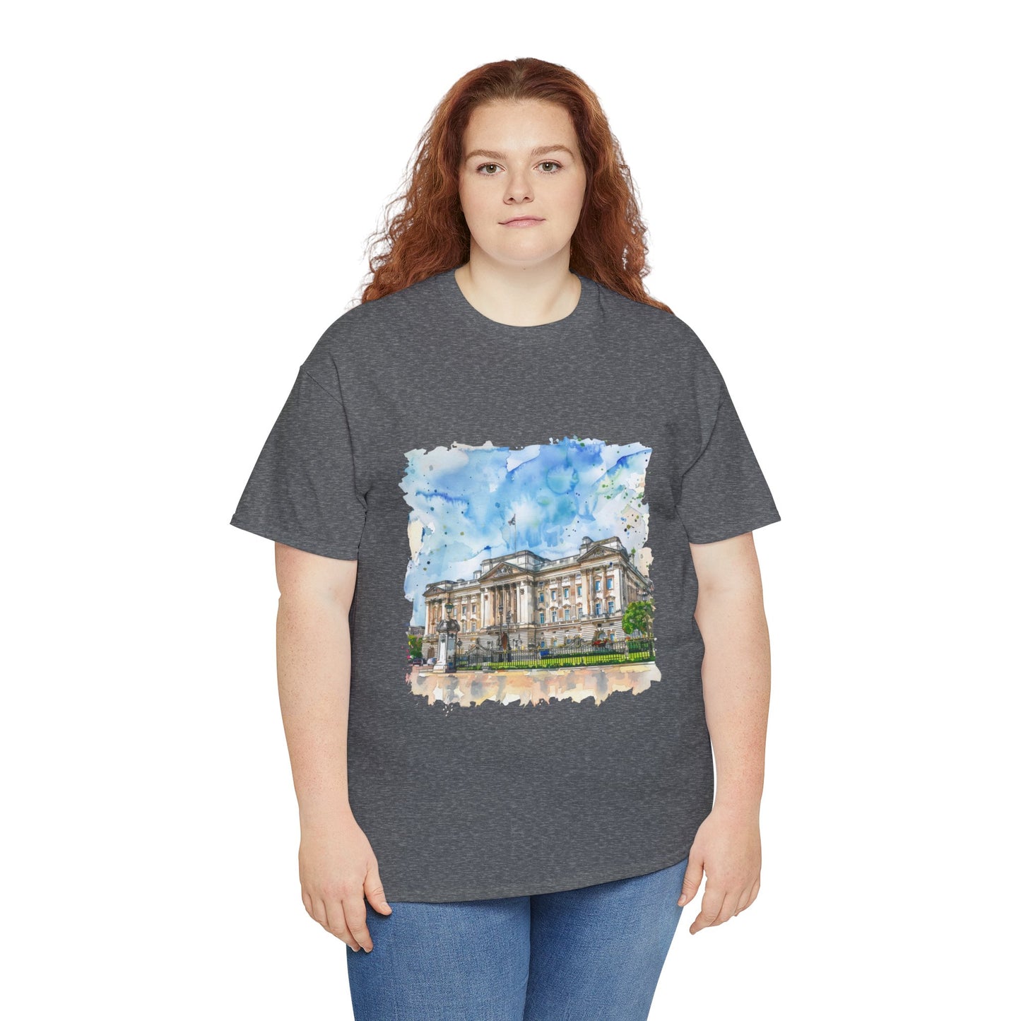 Unisex Heavy Cotton Tee - England Aesthetics - Embracing Classic British Charm and Style