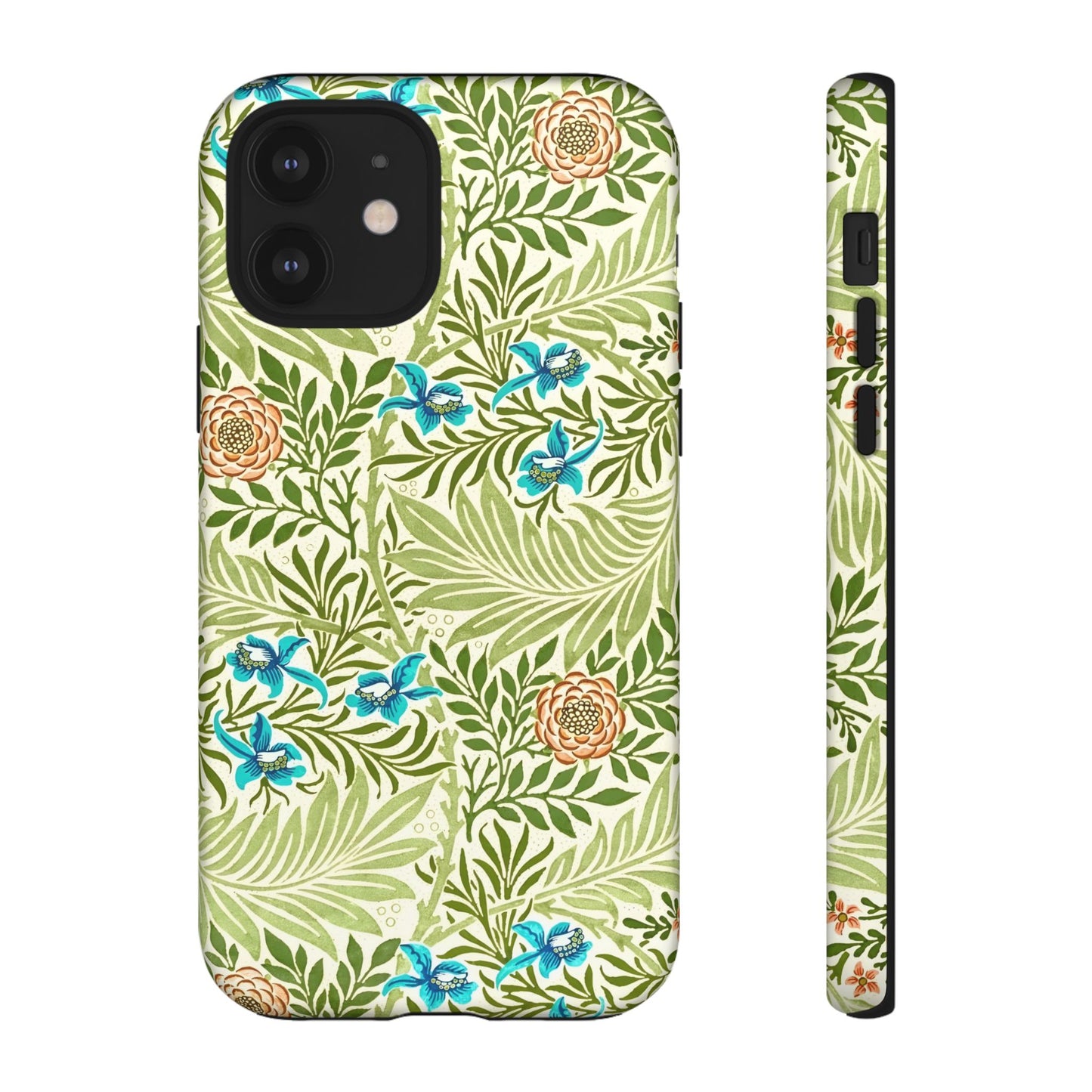 Tough Cases Phone Case, Botanical Print Phone Cover, Floral Smartphone Accessory, Nature-Inspired Tech Gear, Gift for Plant Lovers
