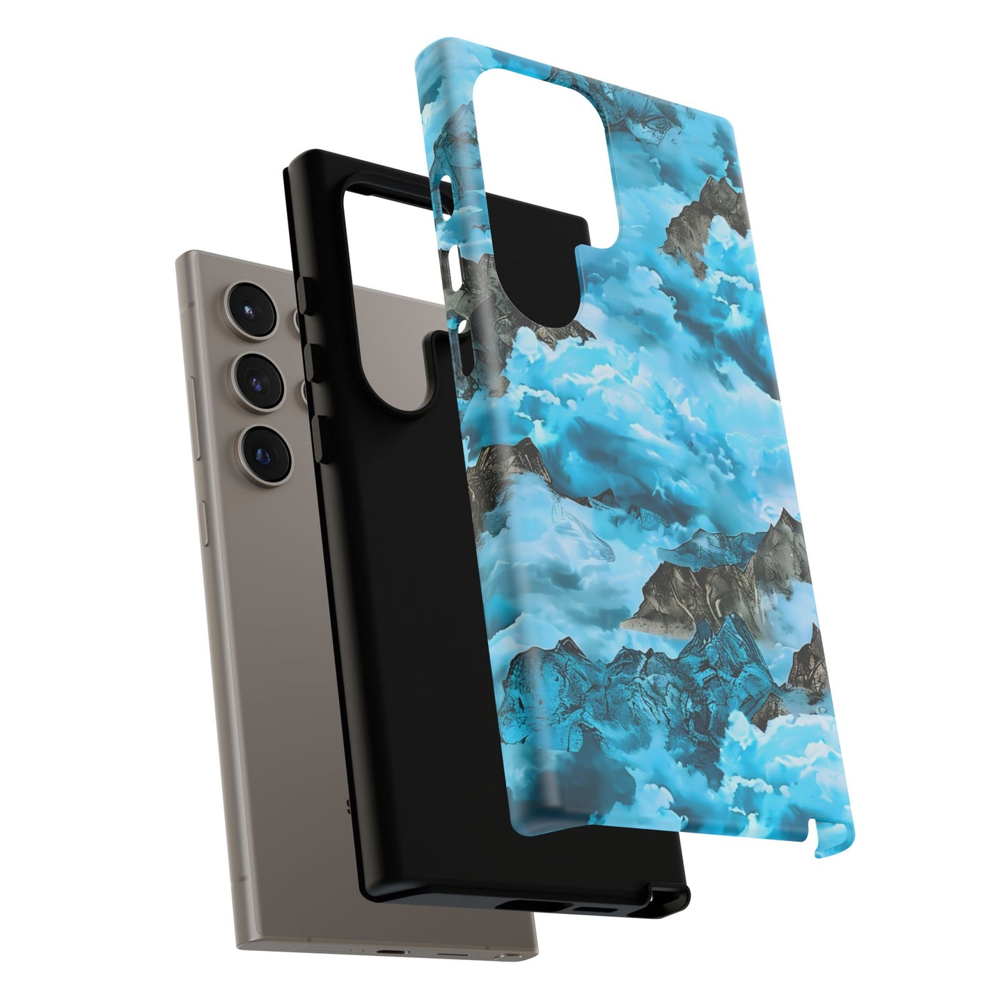 Mountain Wave Phone Case - Adventure Gear, Outdoor Gifts, Stylish Cases, Trendy Accessories, Nature Lovers