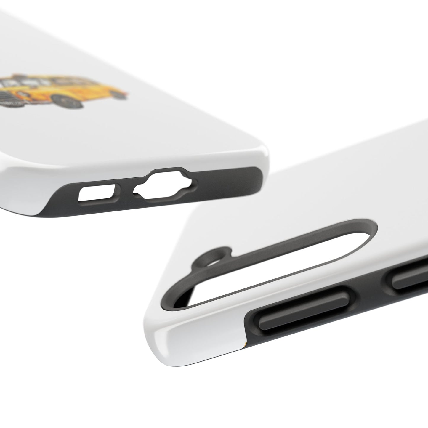 Yellow Taxi Tough Phone Case - Durable Protection for Urban Adventures