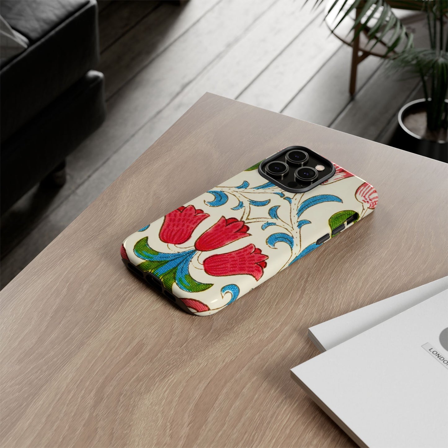 Floral Phone Case - Tough Cases | Stylish Protection, Gift for Her, Boho Phone Cover, Spring Accessory, Cute Tech