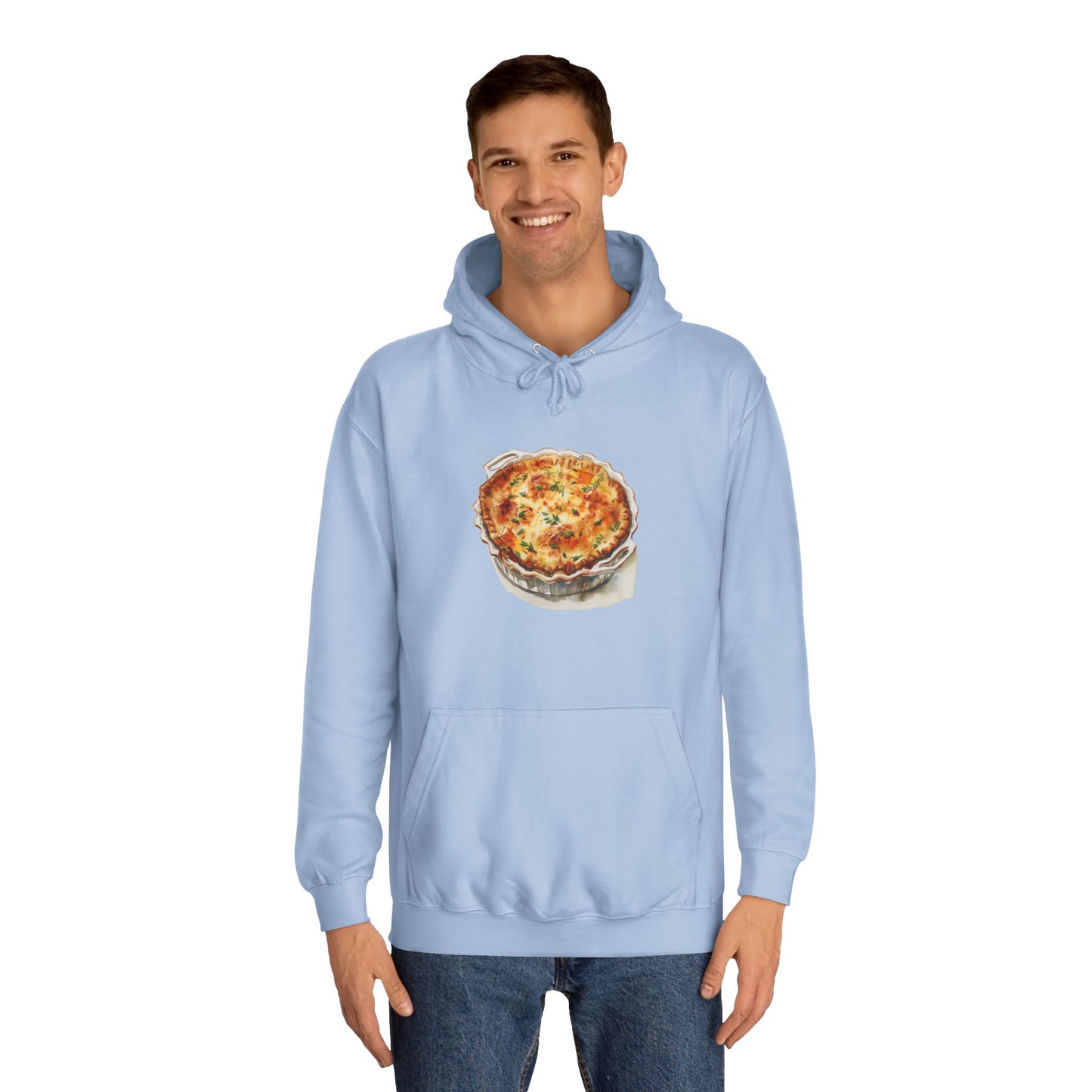 Unisex College Hoodie - Classy British Royal Feast