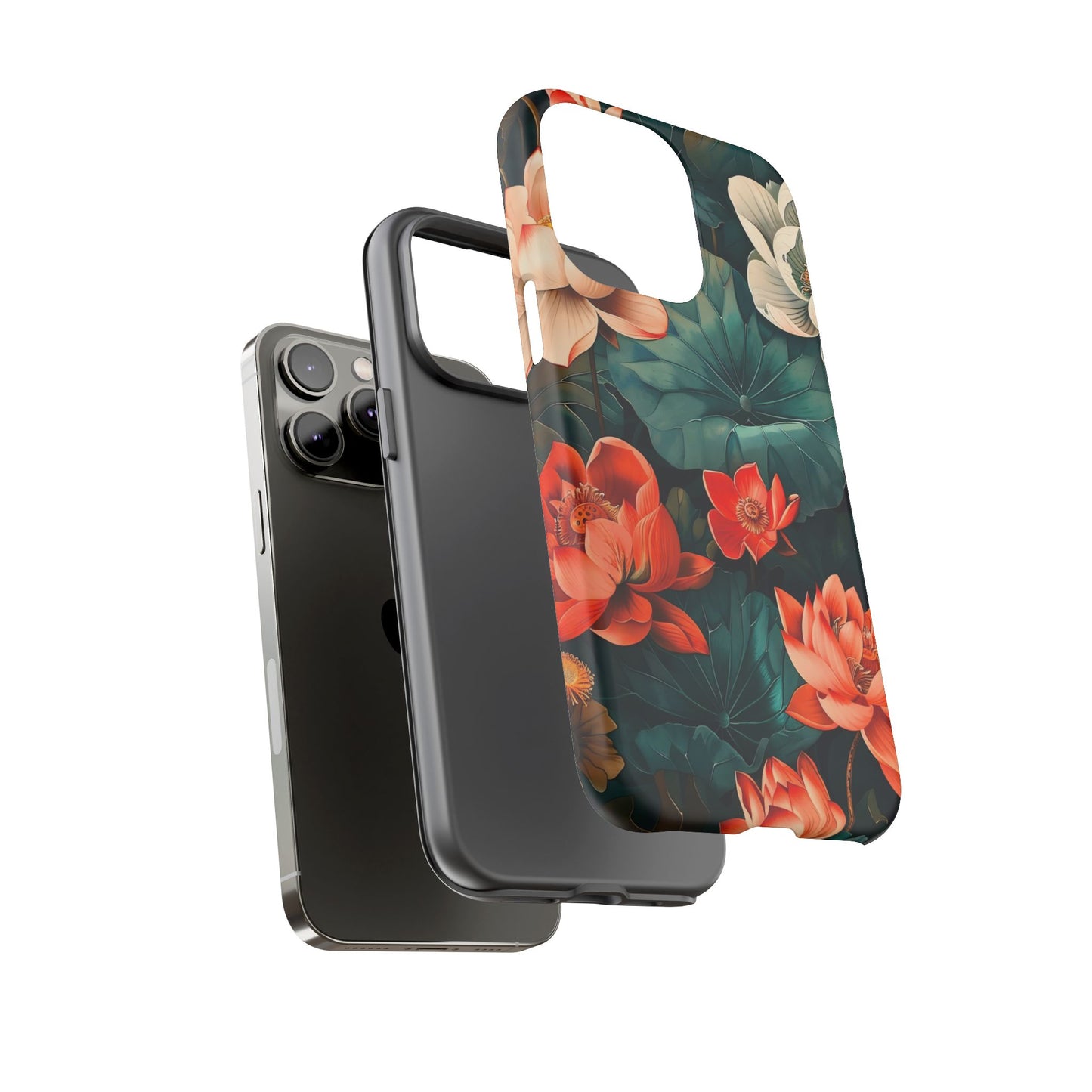 Flower Phone Case, Floral Phone Cover, Tough Case for Floral Lovers, Gift for Her, Stylish Tech Accessories