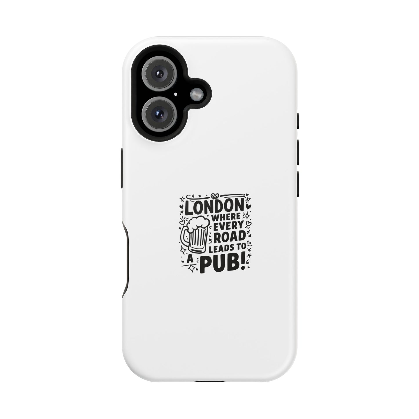 London Pub Themed Magnetic Tough Case - Perfect for Beer Lovers and Travelers