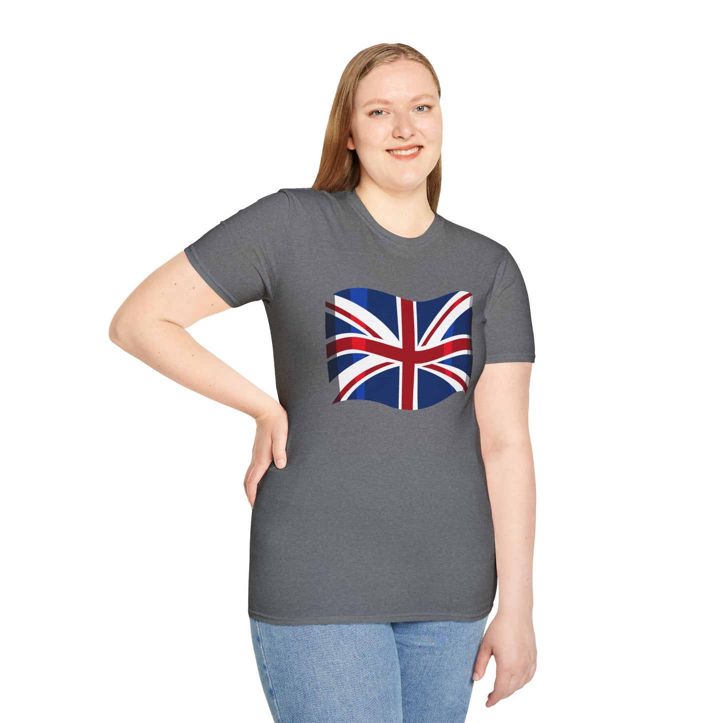Unisex Softstyle T-Shirt - The Union Jack - Symbol of Britain