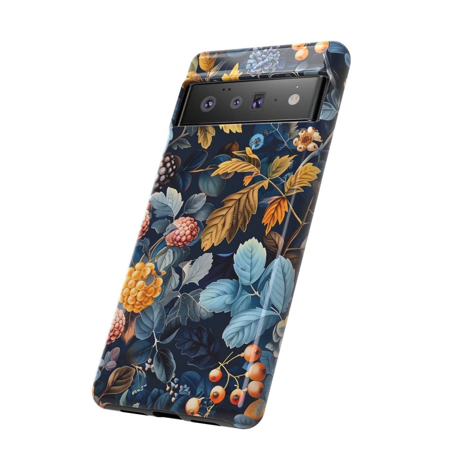 Floral iPhone Case, Tough Phone Cover, Nature-inspired Accessory, Gift for Her, Trendy Protection Case