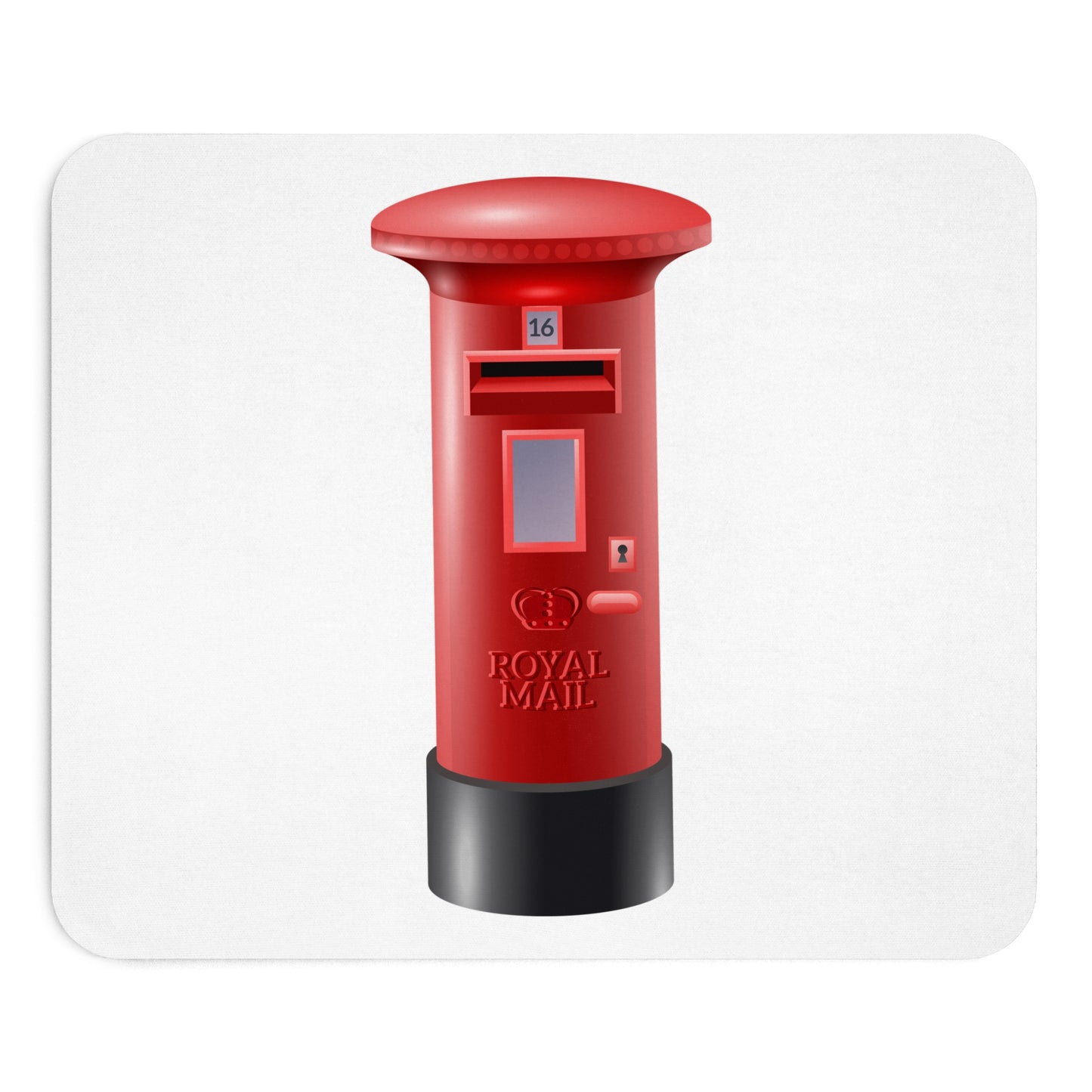 Royal Mail Postbox Mouse Pad, Fun Desk Accessory, UK Inspired Gift, Office Decor, Unique Home Office Decor