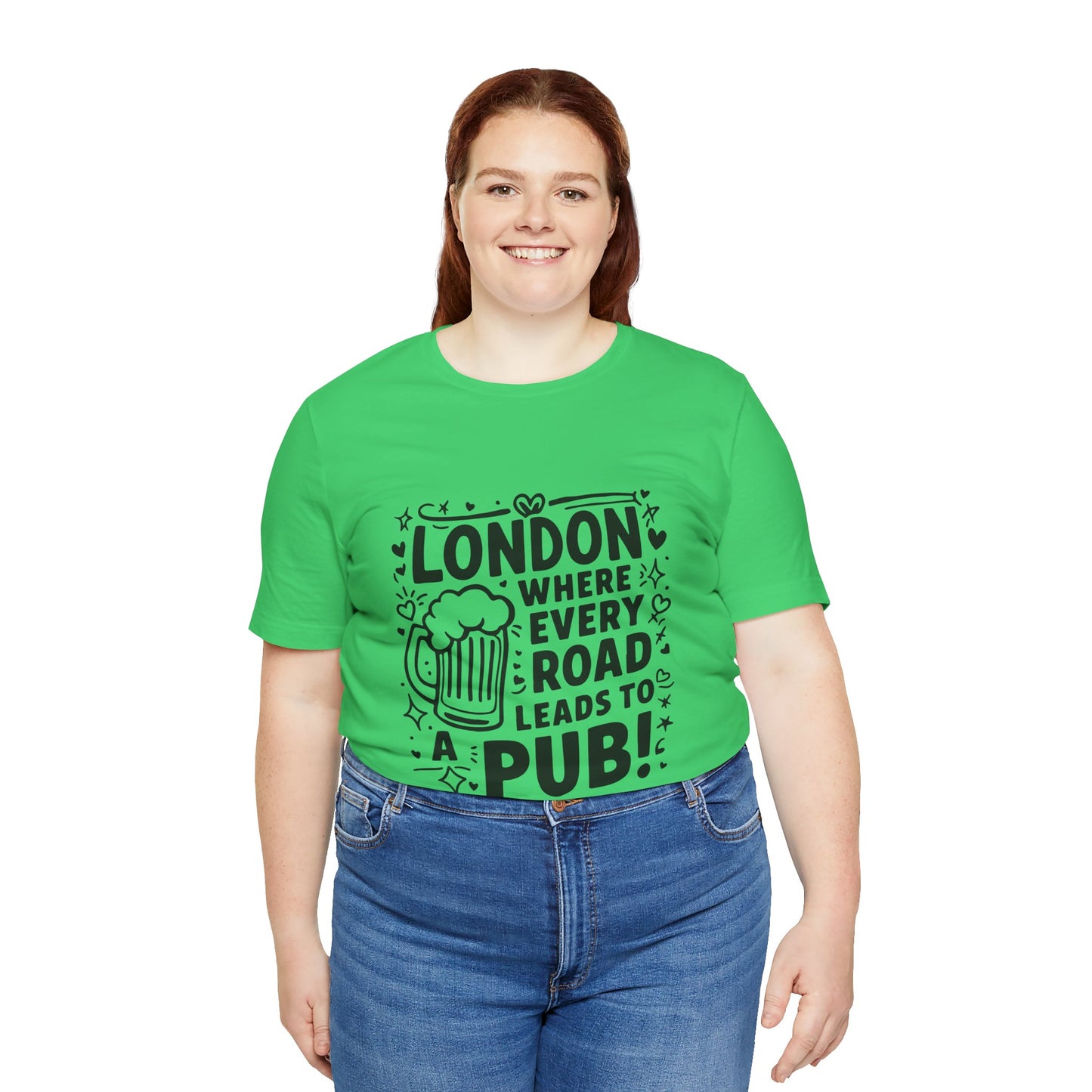 Unisex Jersey Short Sleeve Tee - London's Pub Leading Road