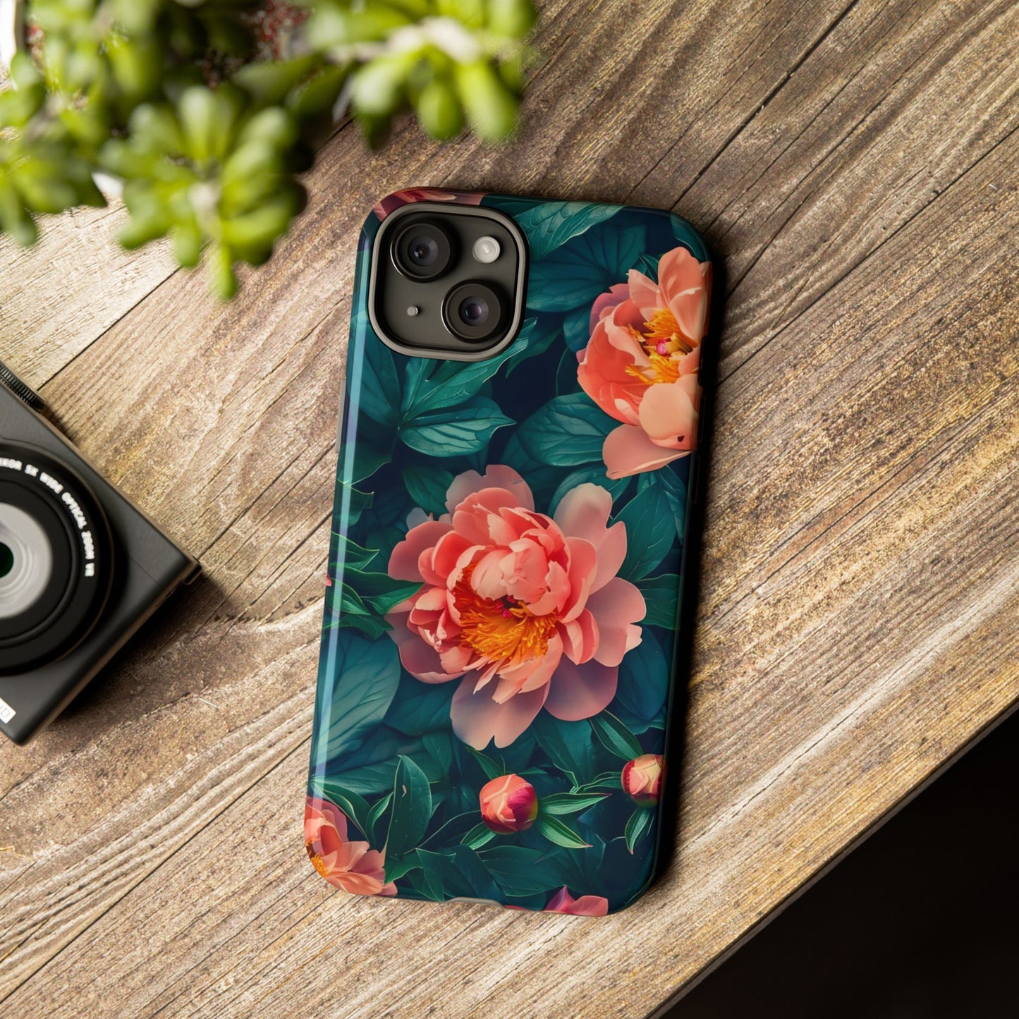 Floral Phone Case - Tough Cases, Flower Design, Botanical Art, Phone Accessory, Gift for Her, Nature Lovers