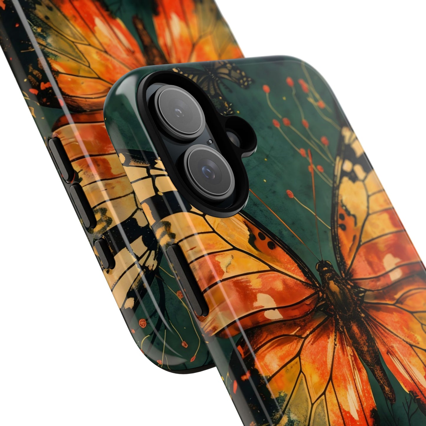 Butterfly Phone Case – Tough Cases for Nature Lovers, Floral Design, Butterfly Art, Unique Gift, Eco-Friendly Protection