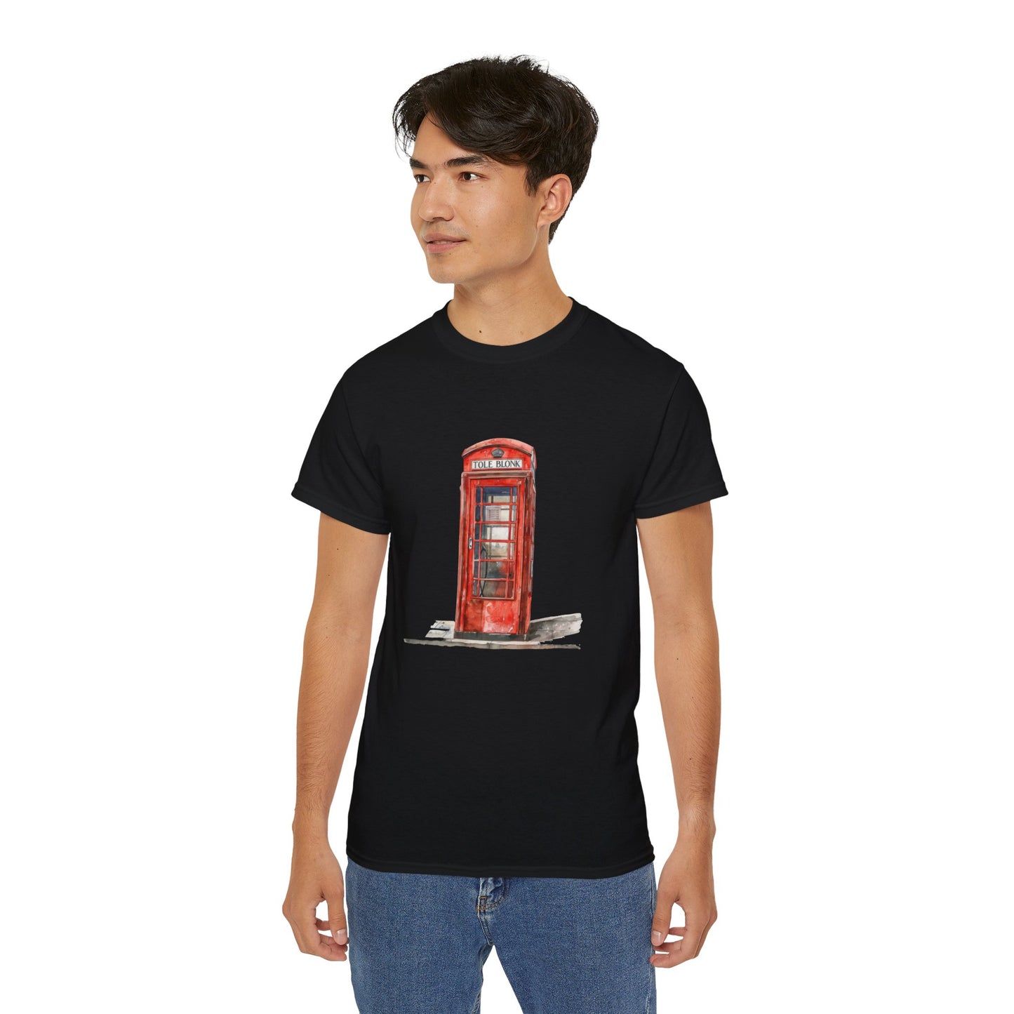 Unisex Ultra Cotton Tee - Classic British Red Telephone Box