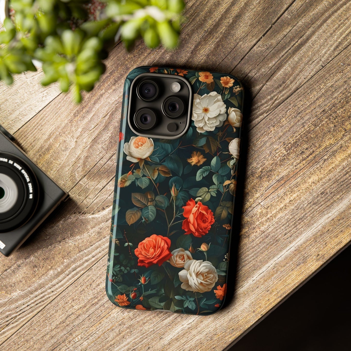 Floral Phone Case | Tough Cases with Elegant Design | Gift for Her, Mother's Day, Birthdays, Personalized, Trendy Tech Accessories