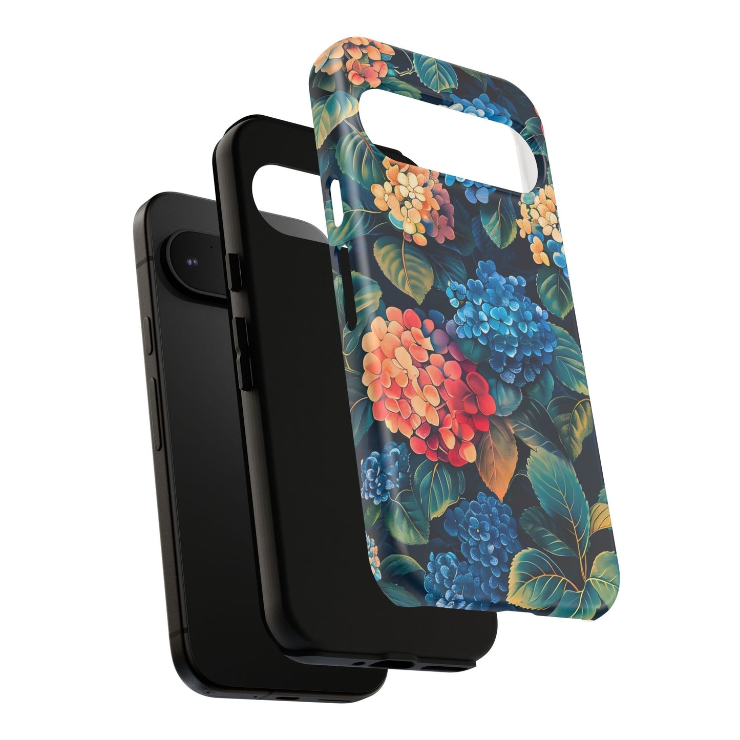 Floral Tough Phone Case, Durable Smartphone Cover, Flower Design, Gift for Her, Stylish Protection