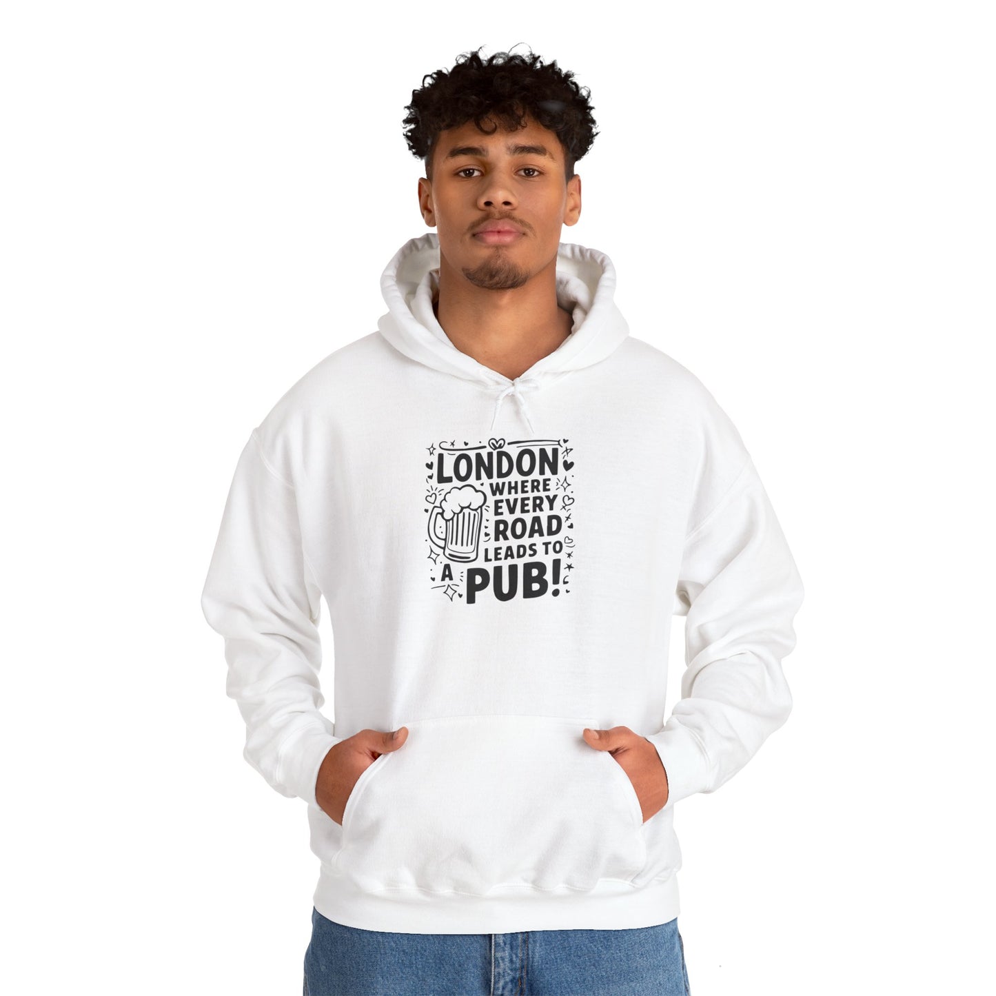 Unisex Heavy Blend™ Hooded Sweatshirt - London's Pub
