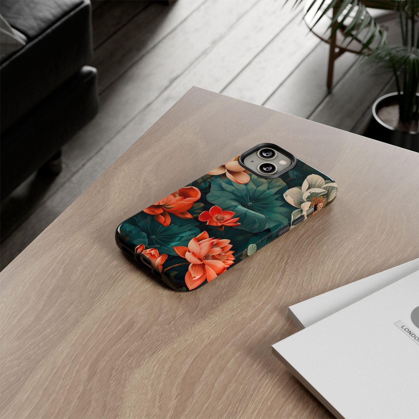 Flower Phone Case, Floral Phone Cover, Tough Case for Floral Lovers, Gift for Her, Stylish Tech Accessories