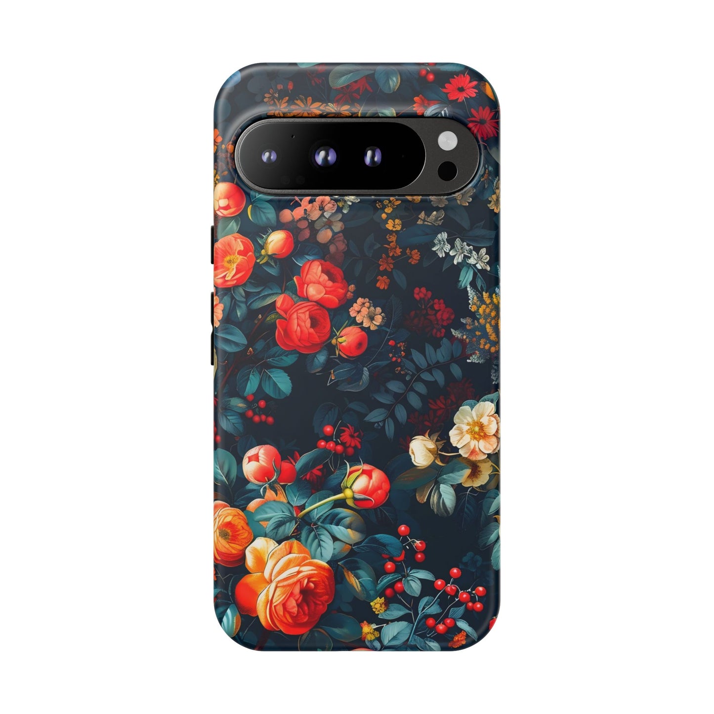 Floral Phone Case - Tough Cases, iPhone Protection, Elegant Floral Design, Gift for Her, Stylish Tech Accessory