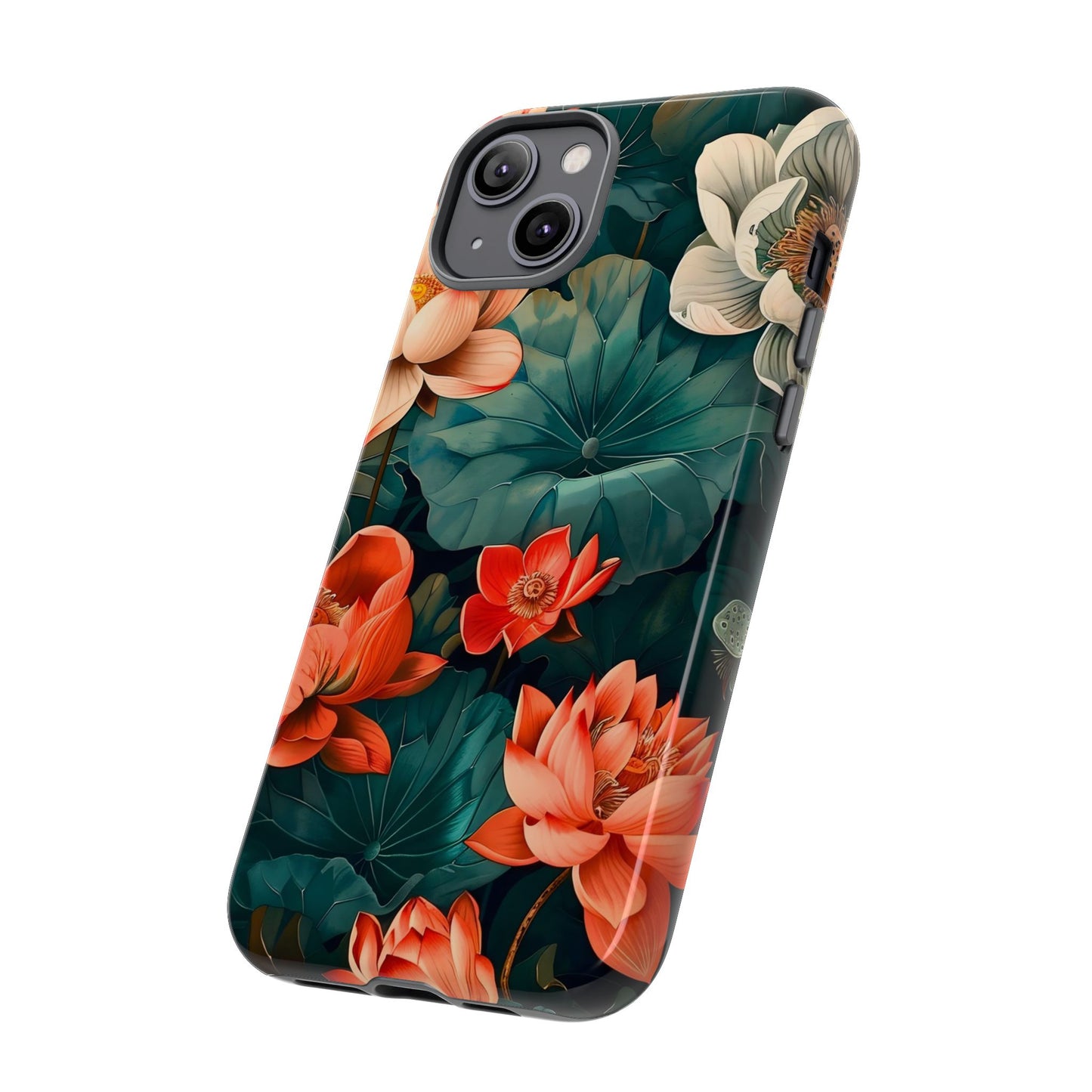 Flower Phone Case, Floral Phone Cover, Tough Case for Floral Lovers, Gift for Her, Stylish Tech Accessories