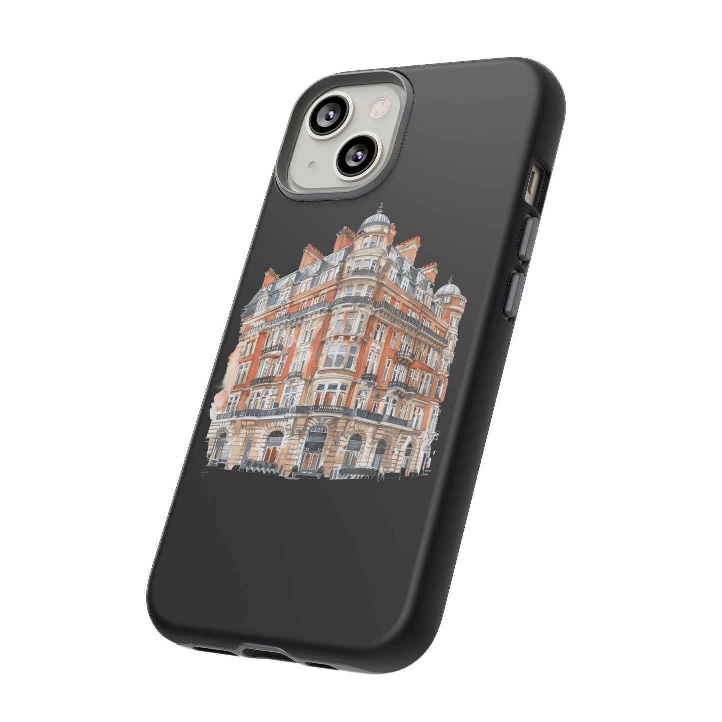 Cityscape Phone Case, Tough Phone Cover, Urban Art Case, Vintage Architecture Design, Gift for Travelers, Stylish Phone Accessory