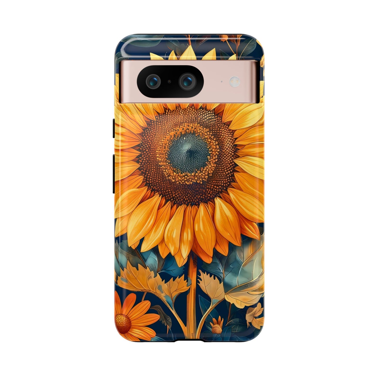 Sunflower Phone Case - Floral Design for Nature Lovers, Cute Spring Accessory, Gift for Her, Eco-Friendly Cover