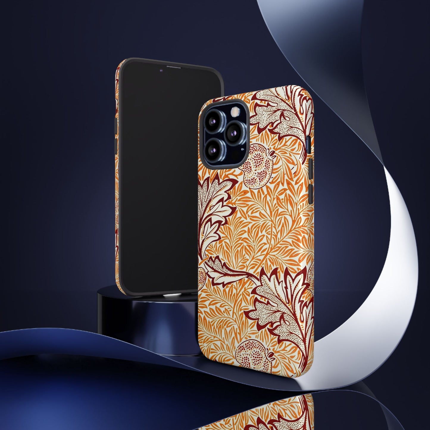 Stylish Phone Case, Tough Cases with Floral Design, Protective Cover, Gift for Her, Cute Phone Accessory