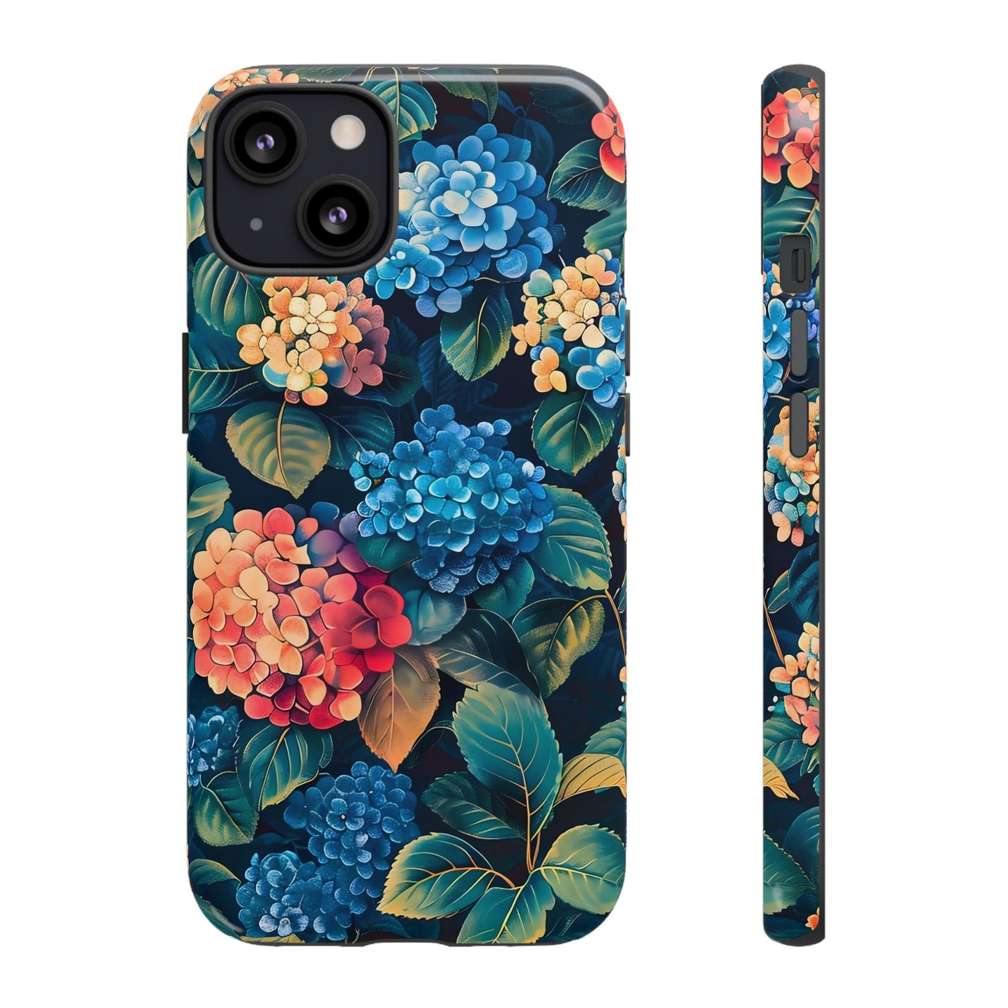 Floral Tough Phone Case, Durable Smartphone Cover, Flower Design, Gift for Her, Stylish Protection