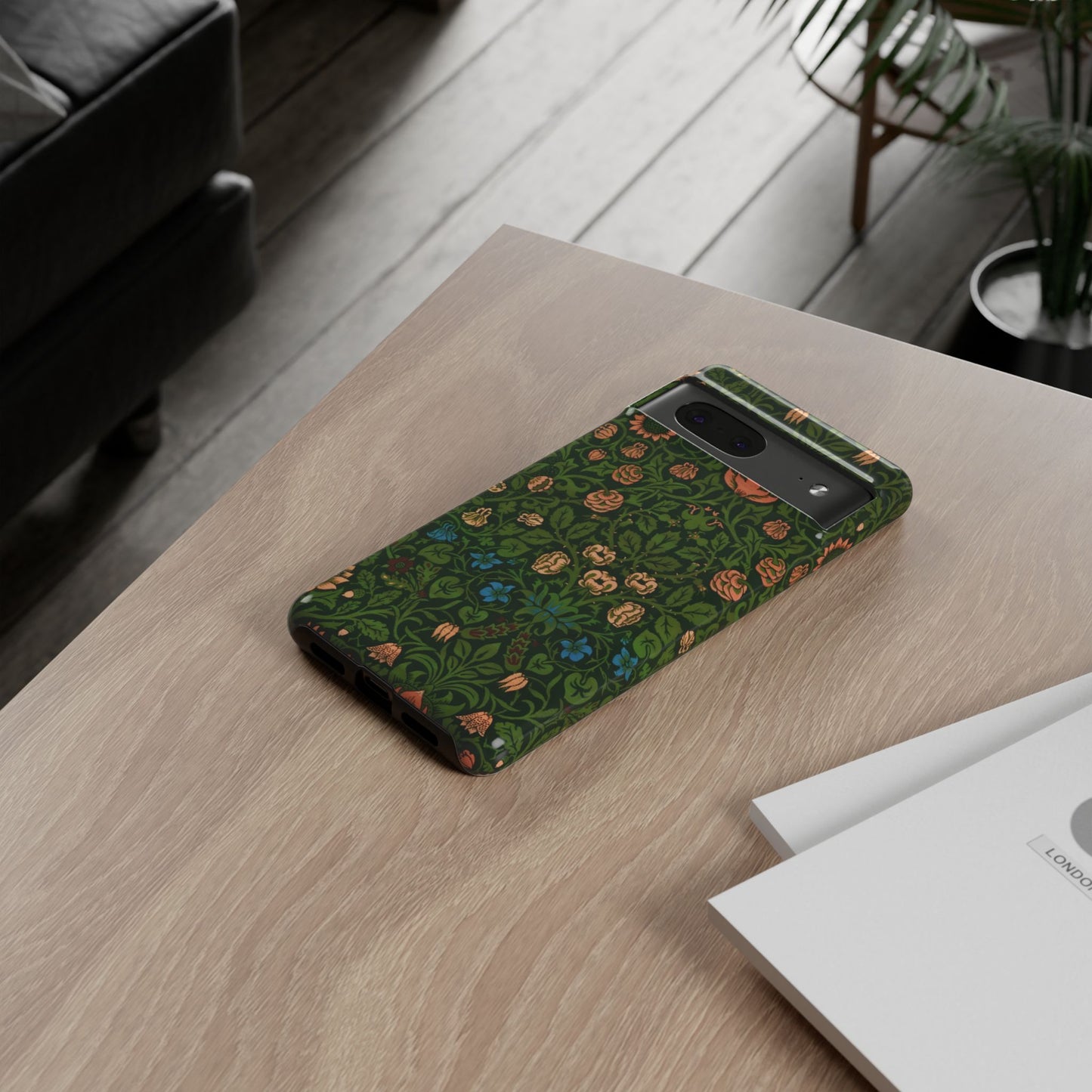 Crimson Leaf Whirl – Phone Case - Tough Cases