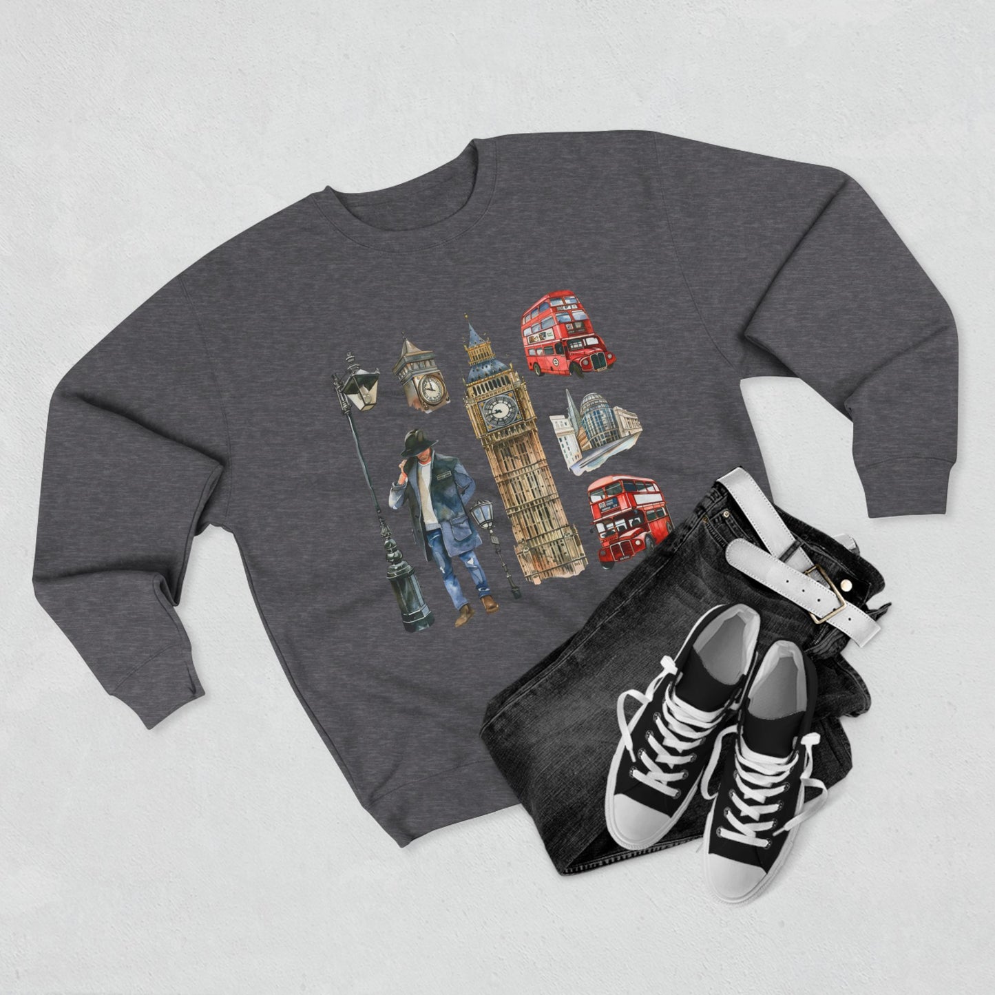 Unisex Crewneck Sweatshirt - Classy London Icons
