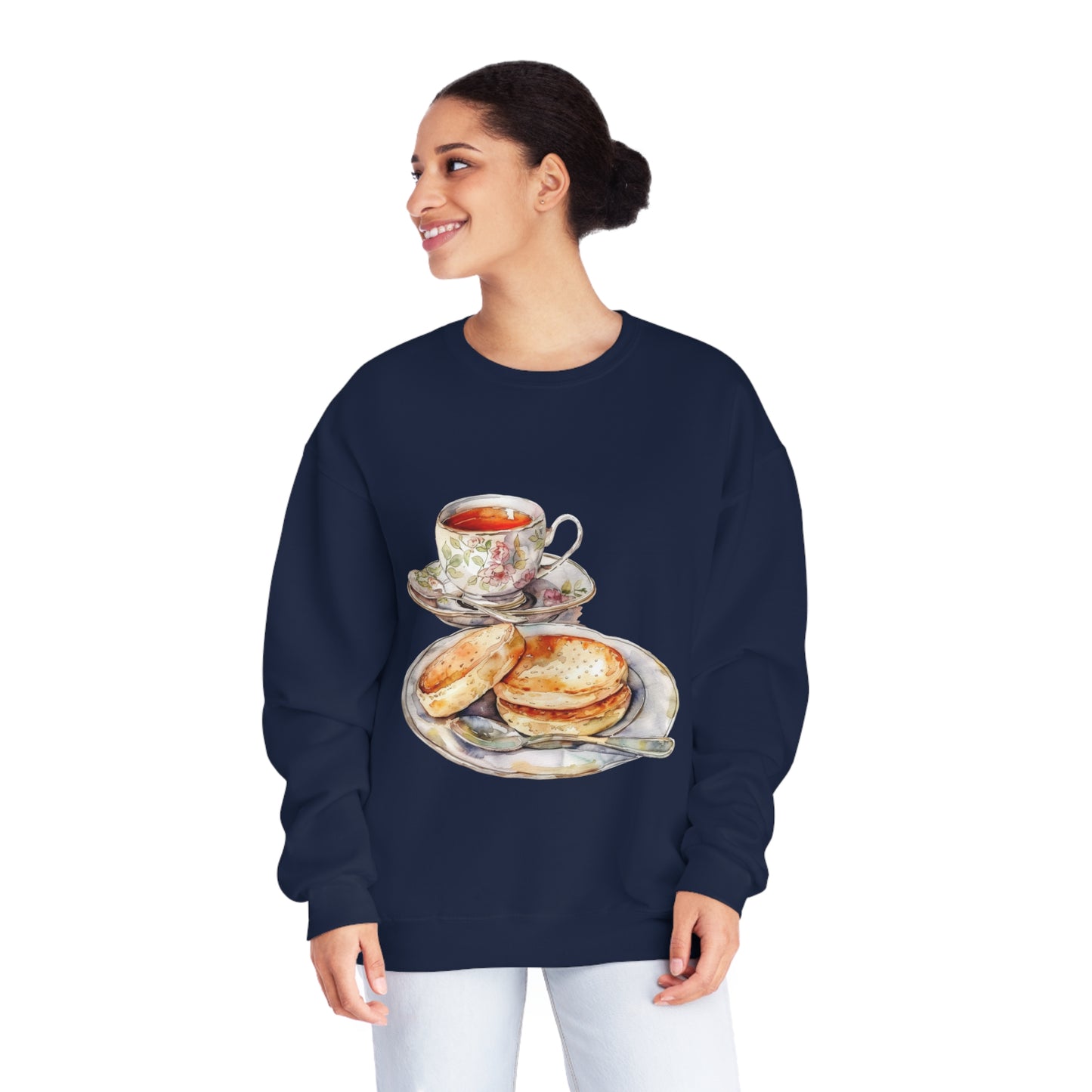 Unisex NuBlend® Crewneck Sweatshirt - A Taste of the Crown - British Royal Food Heritage