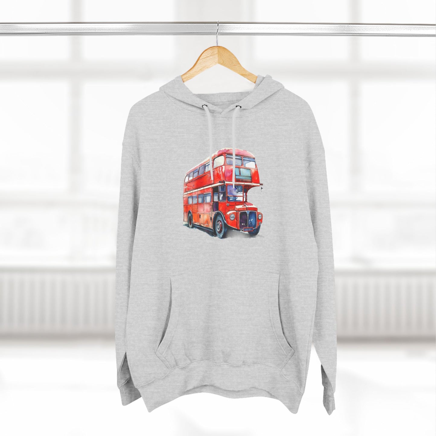 Vintage Car Trendy Three-Panel Fleece Hoodie