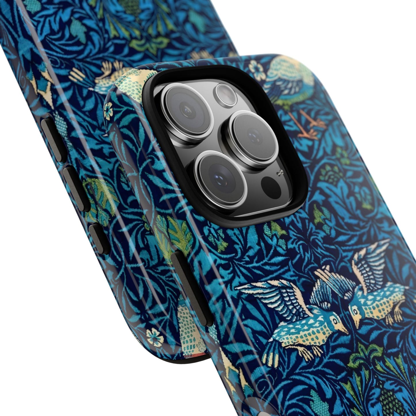 Elegant Bird Pattern Phone Case | Nature Lover Gift, Stylish Mobile Cover, Floral Design, Eco-Friendly, Unique Cell Phone Protector