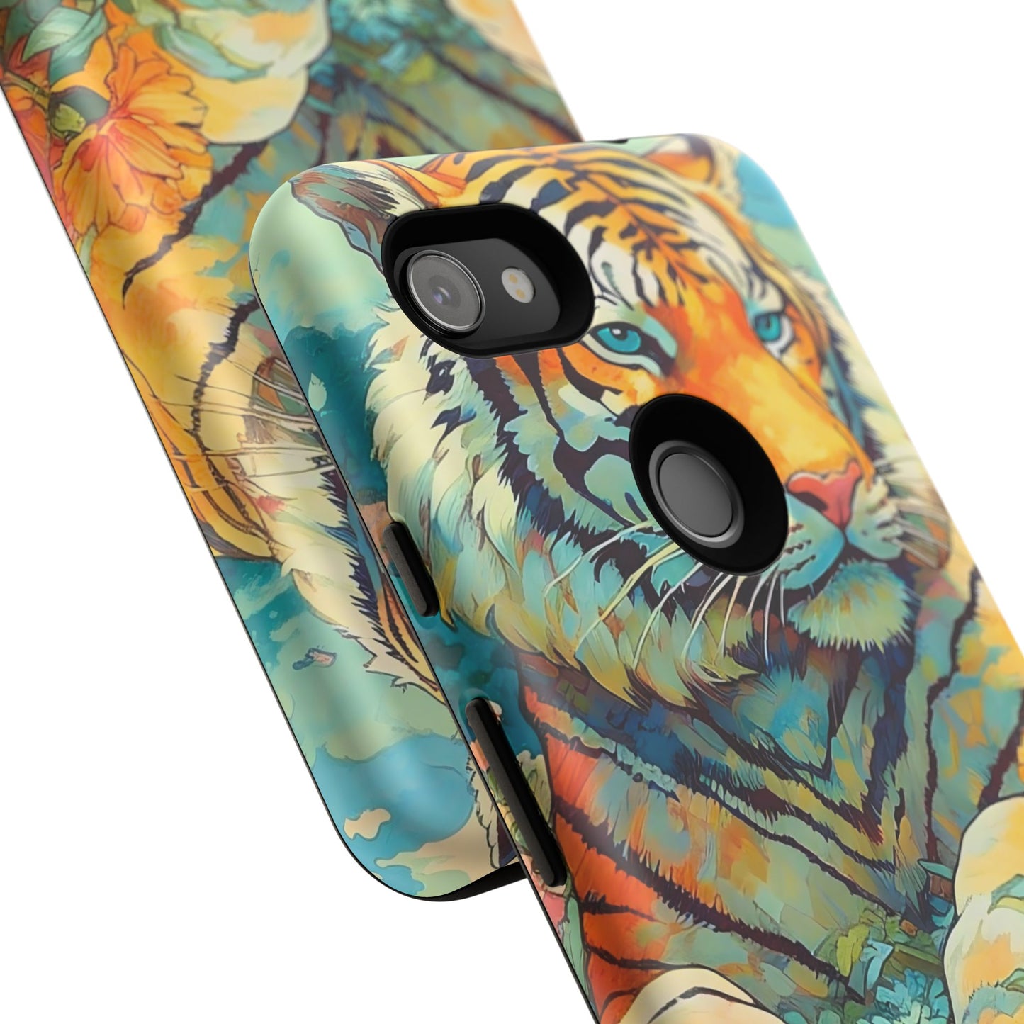 Tiger Jungle Phone Case, Colorful Tough Cases, Animal Lover Gift, Nature Phone Cover, Wildlife Decor, Birthday Present