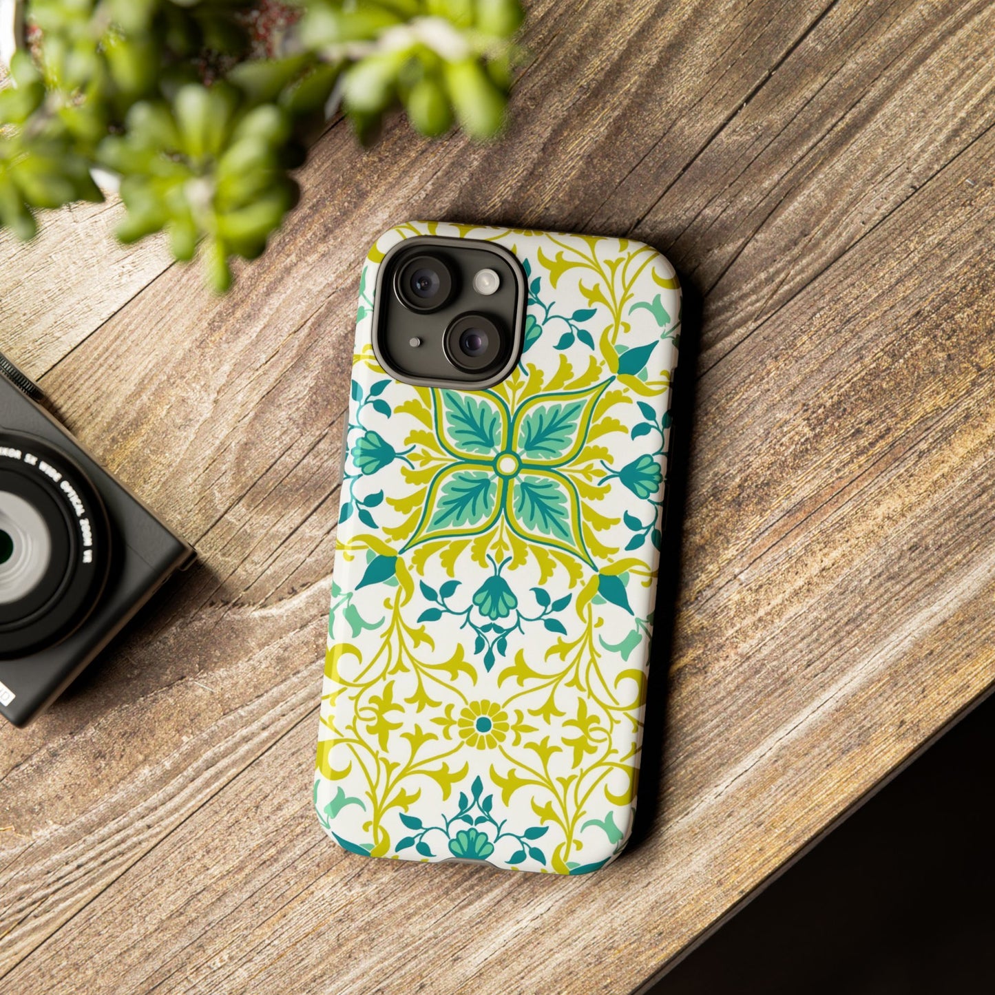 Vibrant Floral Phone Case - Protective Cover for iPhone, Stylish Gadget Accessory, Perfect Gift for Her, Home Decor, Trendy Tech
