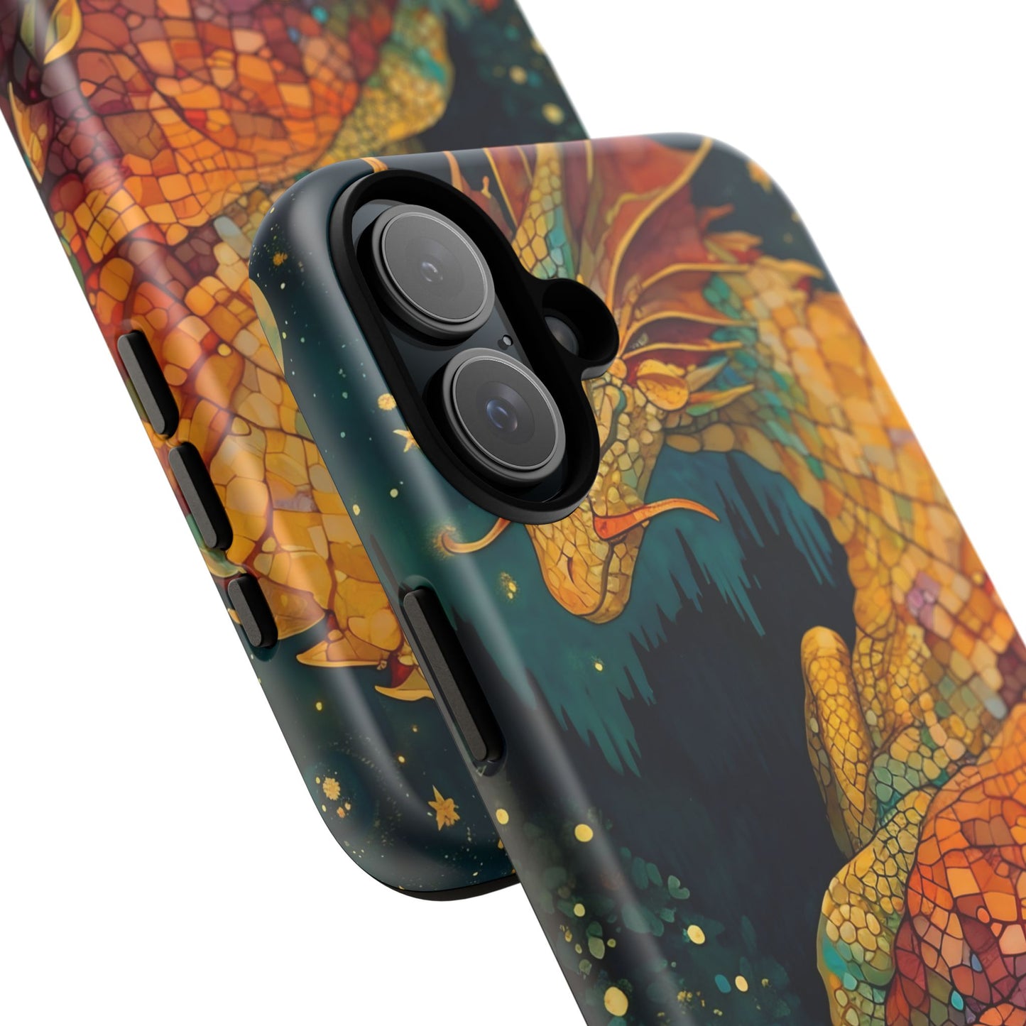 Dragon Art Phone Case, Tough Phone Cover, Fantasy Gift, Unique Mobile Accessory, Dragon Lover Gift, Stylish Protection