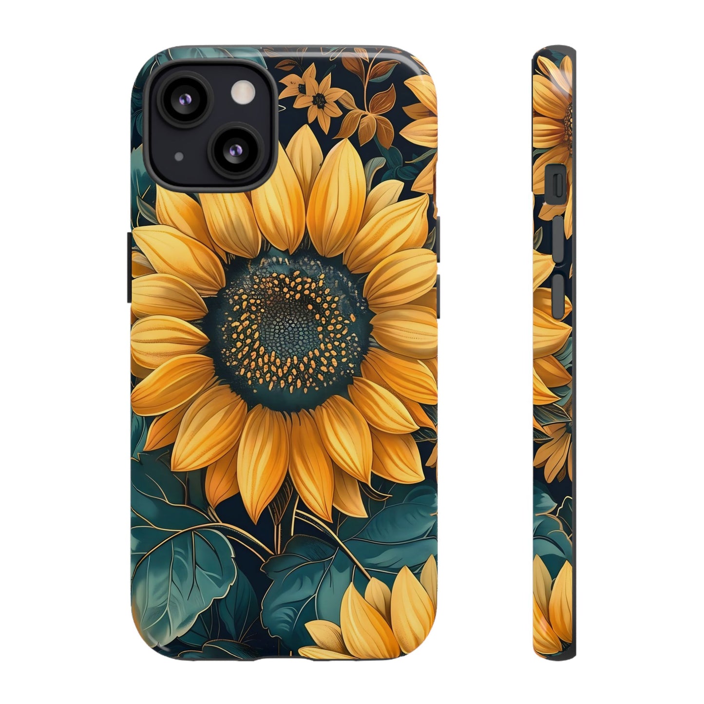 Sunflower Phone Case - Bright Floral Design, Stylish Tough Cover for Sunflower Lovers, Gift for Plant Enthusiasts, Mom Gift, Nature Lovers