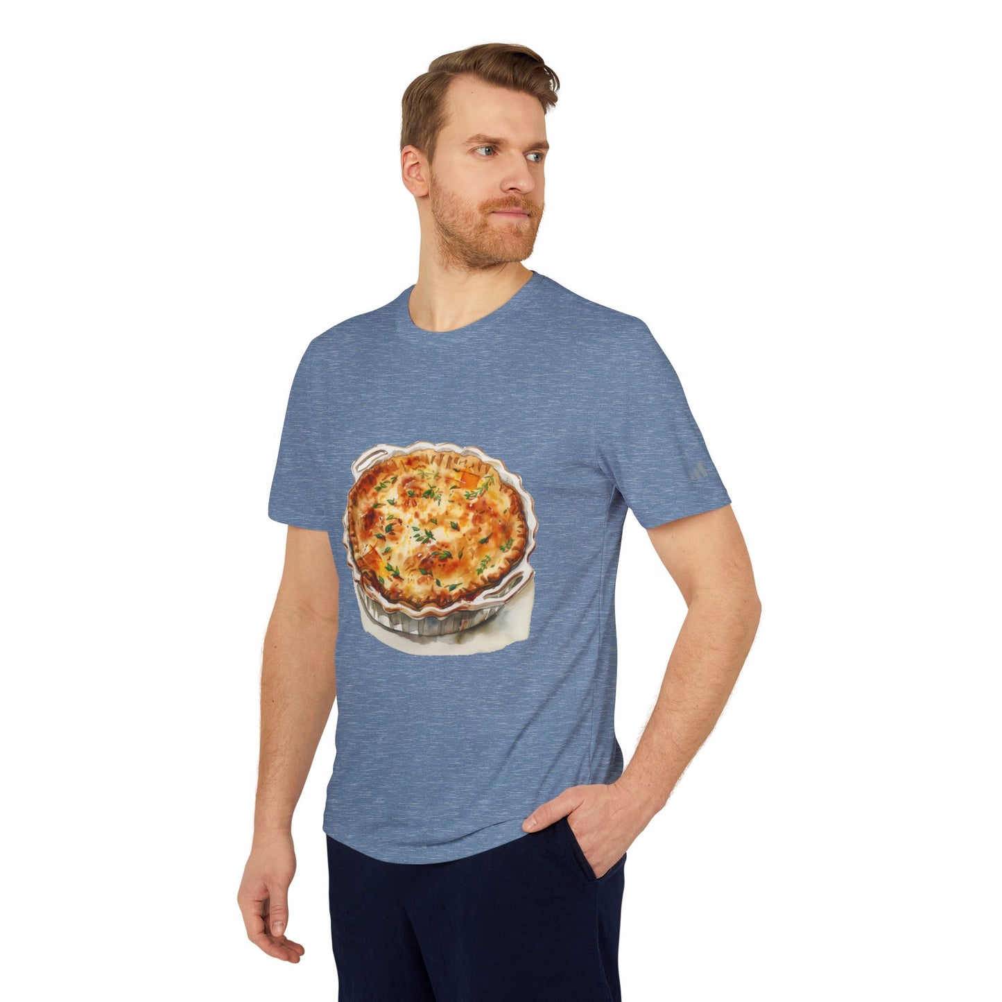 adidas Unisex Sport T-shirt - British Bites - From Pies to Puddings