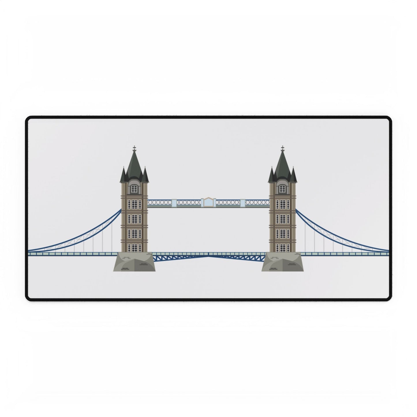 London Bridge Desk Mat - Stylish Office Decor, Gaming Mat, and Workstation Accessory, Perfect Gift for Professionals and Students
