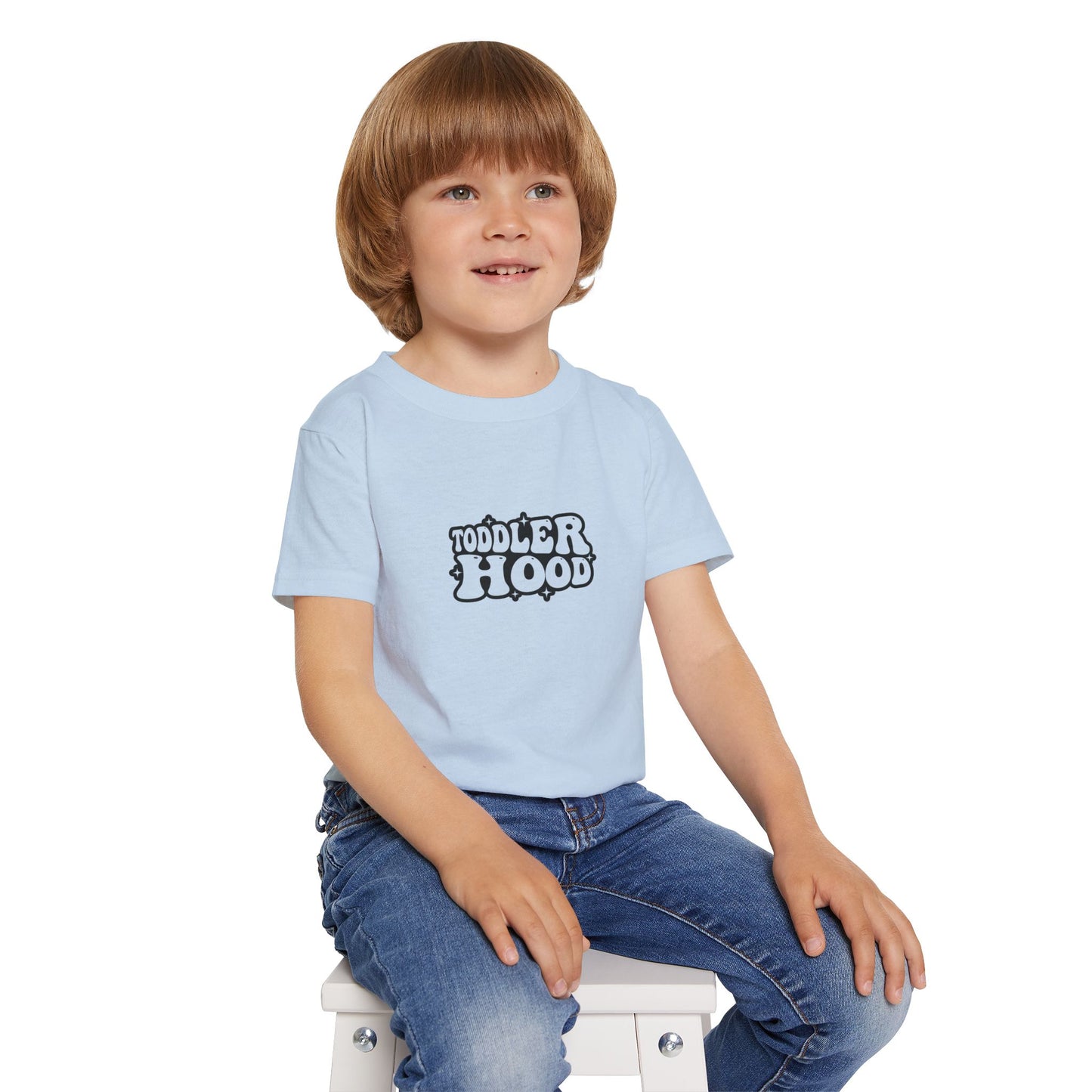 Toddler T-Shirt - Living The Best Days Of Toodlerhood With Love And Joy - Fun 'Toddlerhood' Graphic Tee for Little Ones