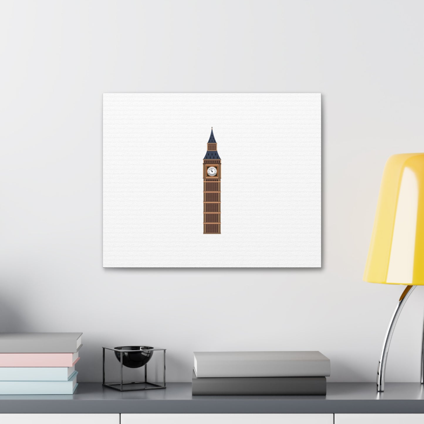 Big Ben Canvas Wall Art, Modern Home Decor, London Decor, Gift for Travel Lovers, Office Wall Art, Minimalist Art Print
