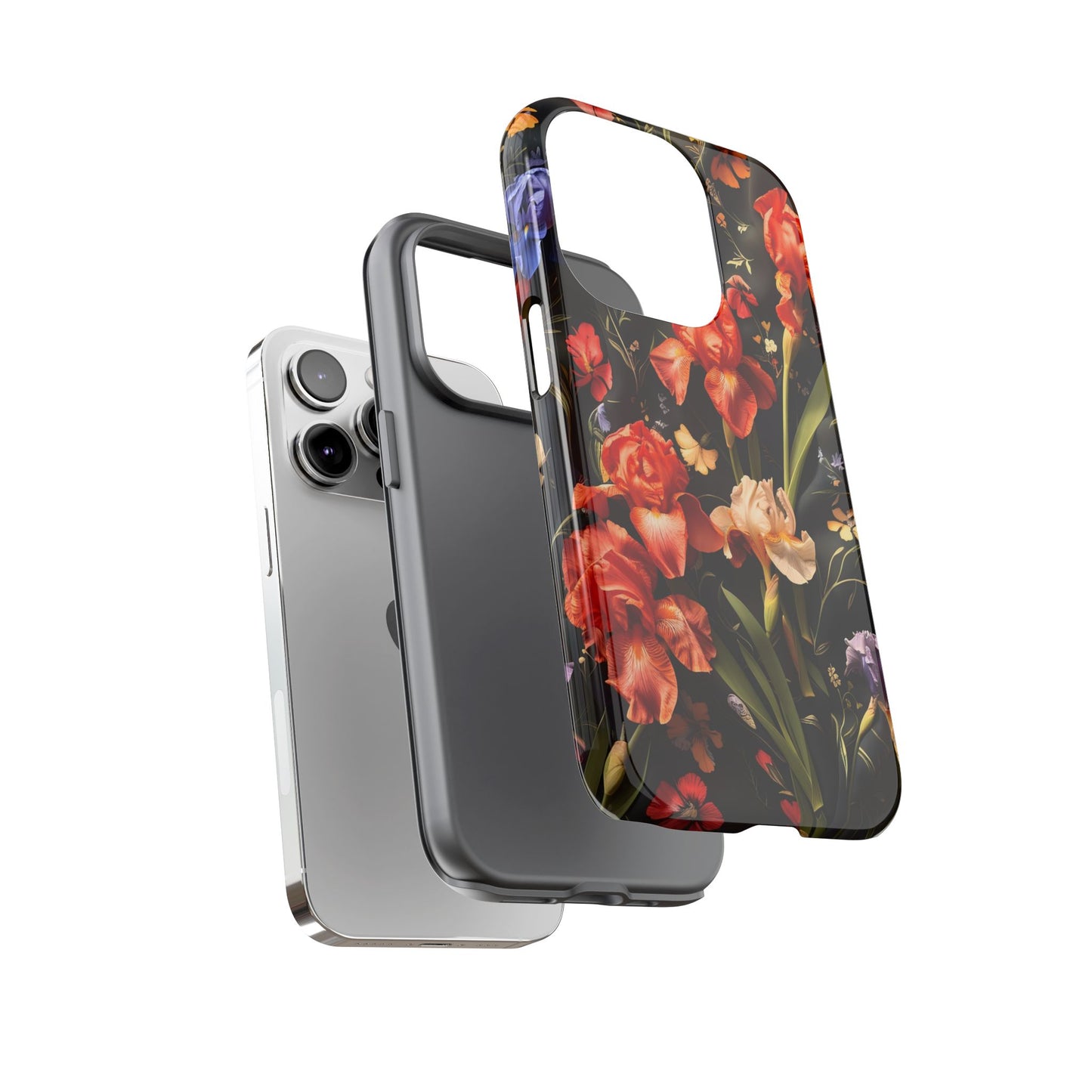 Floral Tough Case for Phone, Durable Protective Phone Cover, Gift for Flower Lovers, Phone Accessories, Spring Vibes