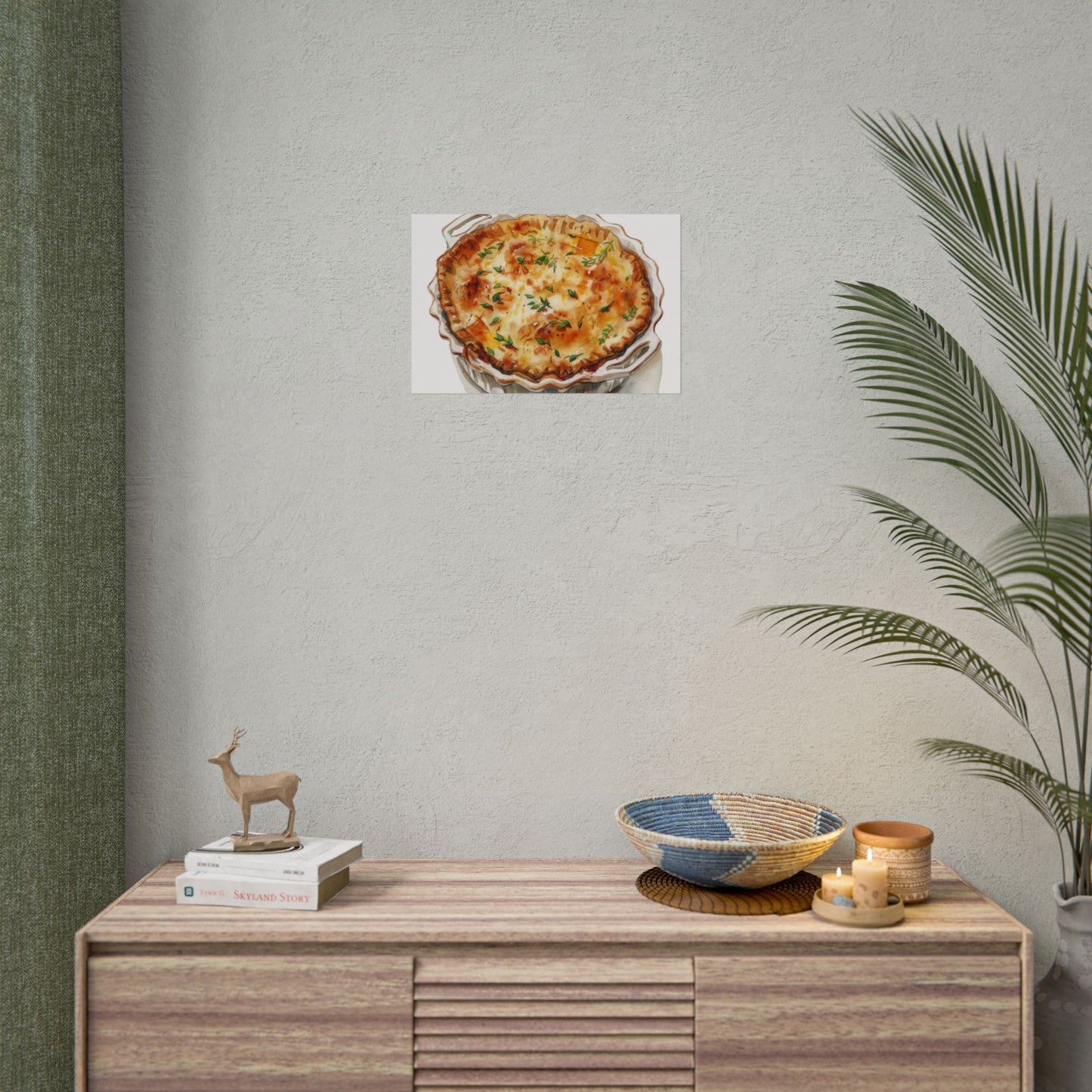 Delicious Quiche Rolled Posters for Kitchen Decor, Culinary Art, Foodie Wall Art, Gift for Chefs, Cooking Enthusiasts, Home Decor