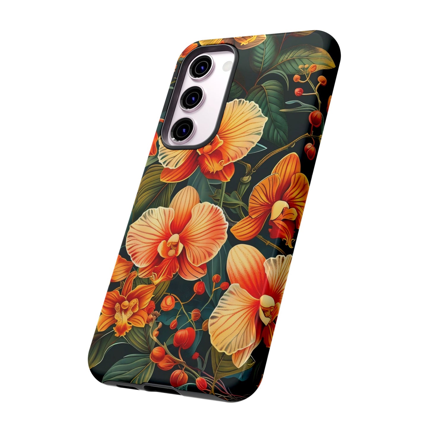 Floral Phone Case - Tough Cases, Protective Cover, Gift for Her, Smartphone Accessory, Floral Design, Nature-Inspired