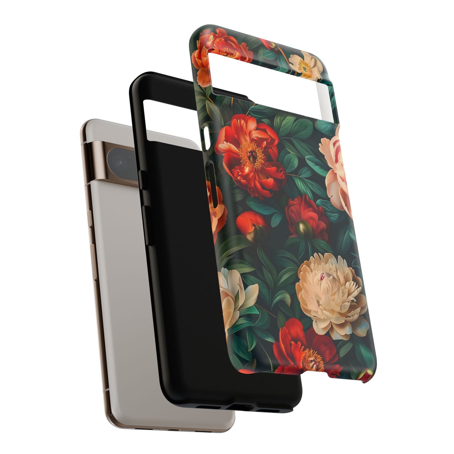Floral Phone Case - Tough Cases, Vibrant Protection, Gift for Her, Cute Floral Design, Trendy Accessory, Perfect for Spring