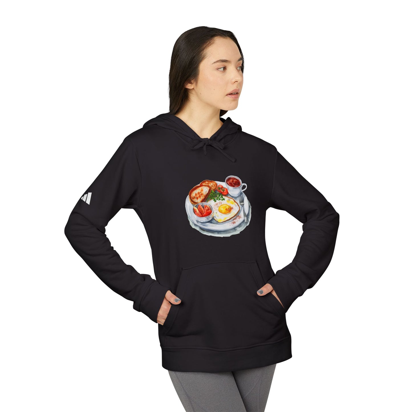 Breakfast Lover's Fleece Hoodie - Cozy Unisex Design
