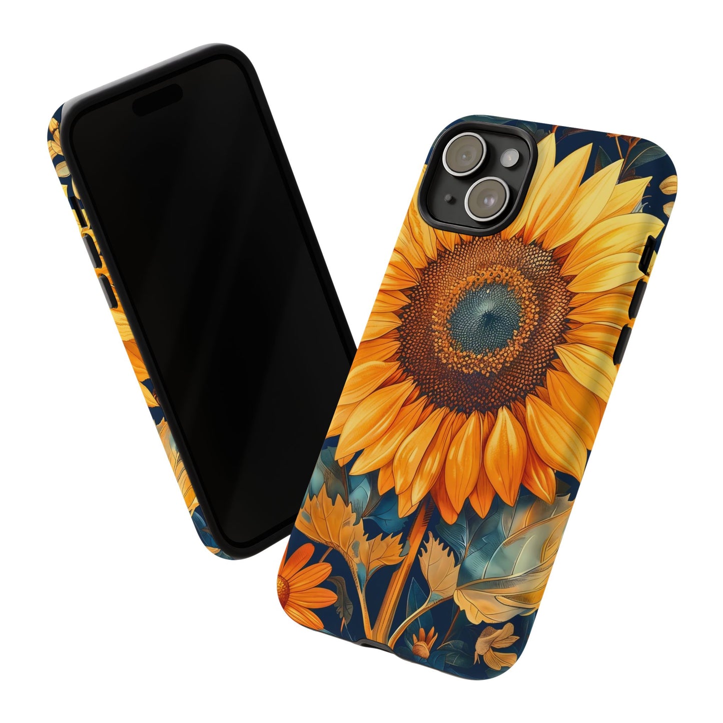 Sunflower Phone Case - Floral Design for Nature Lovers, Cute Spring Accessory, Gift for Her, Eco-Friendly Cover