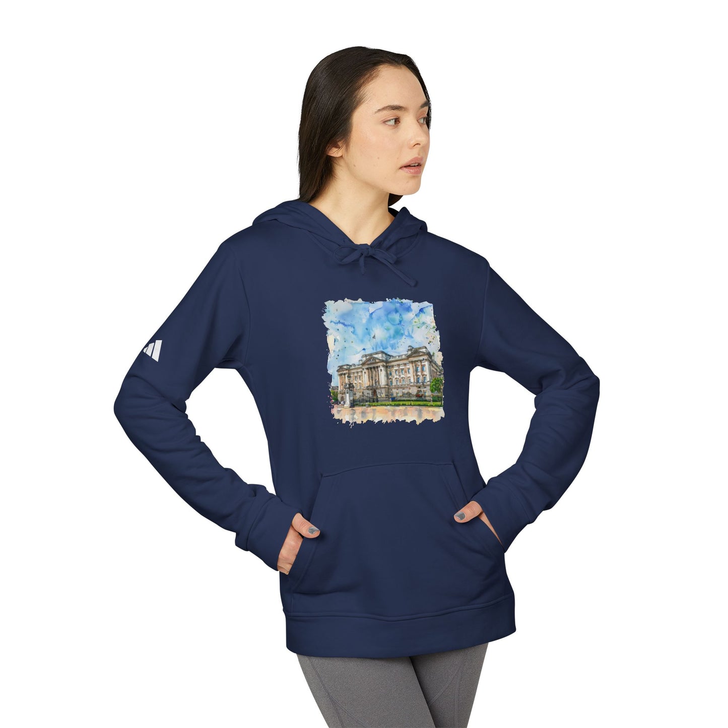 adidas Unisex Fleece Hoodie - British Nature Landscapes and Natural Beauty