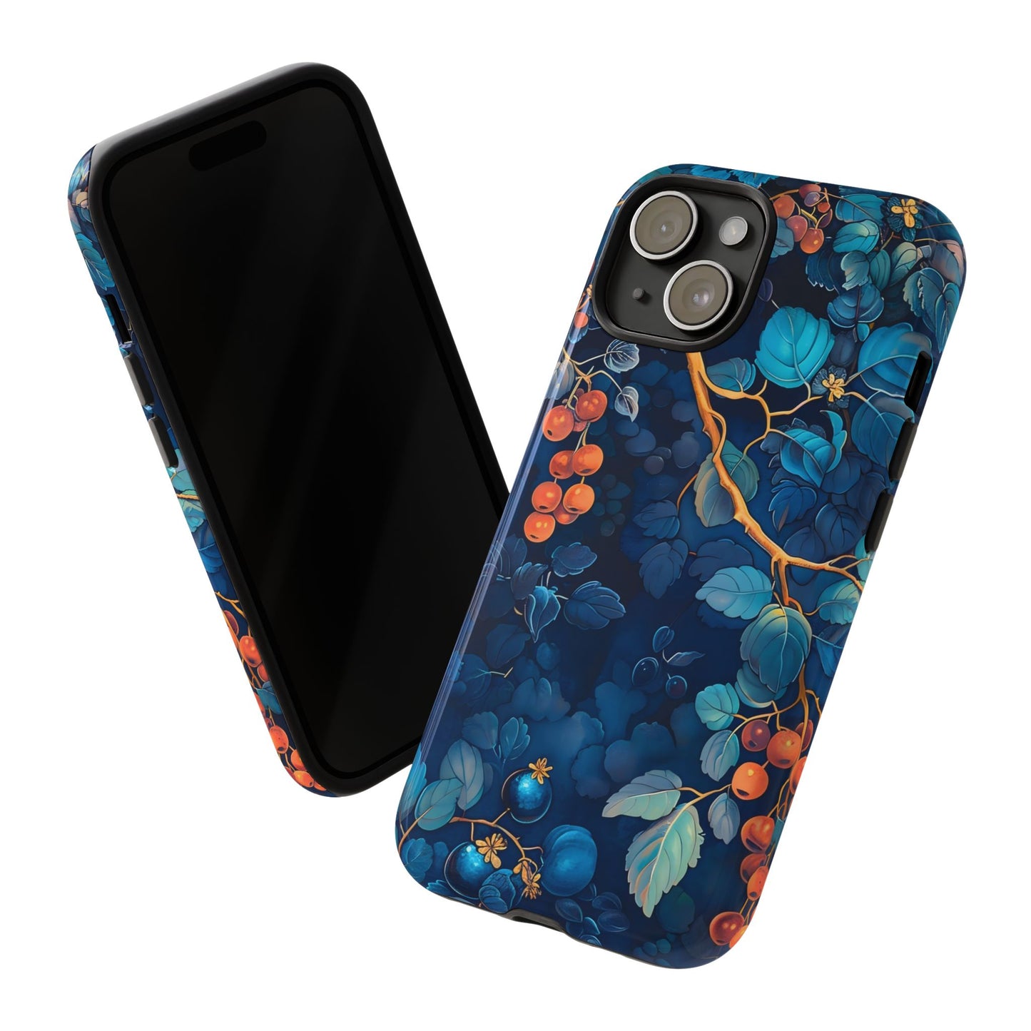Artistic Phone Case with Floral Design, Tough Cases for iPhone, Nature-Inspired Accessory, Unique Gift for Her, Protective Cover