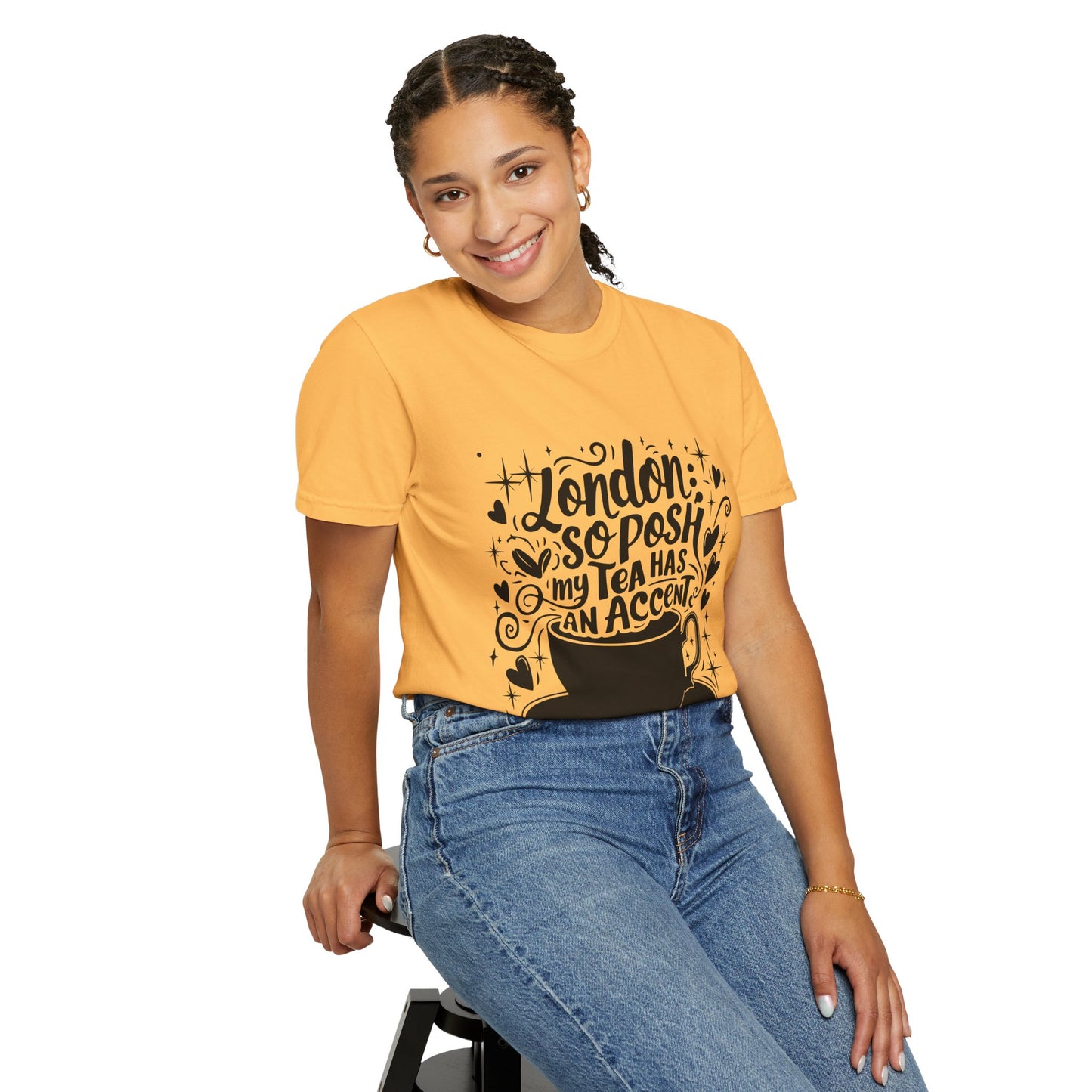 Unisex Garment-Dyed T-shirt - London's Nostalgic Tea