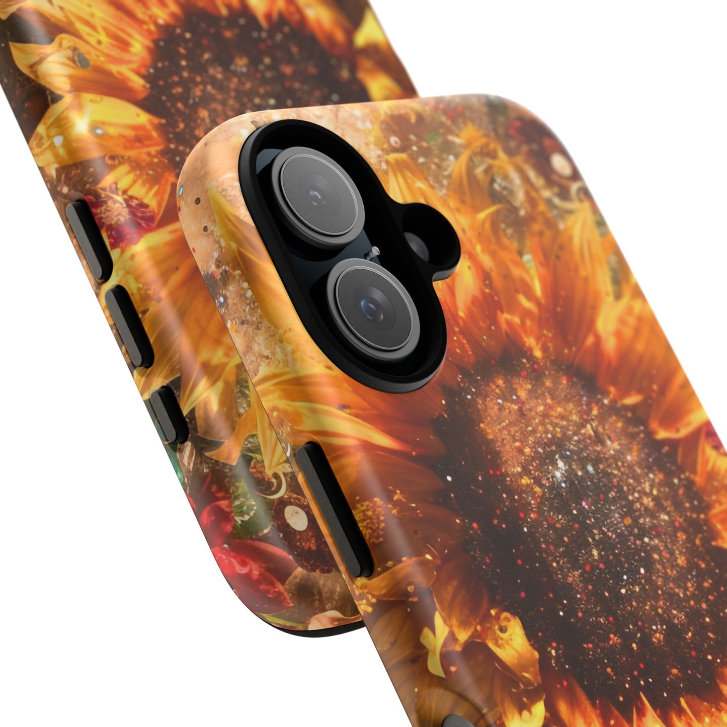 Vibrant Floral Phone Case - Tough Cases, Sunflower Design, Smartphone Cover, Summer Gift, Nature-Inspired Accessories