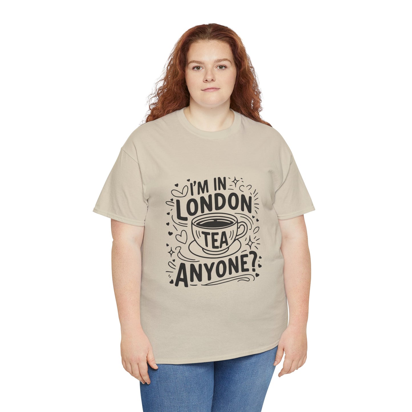 Unisex Heavy Cotton Tee - London's Relaxing Tea