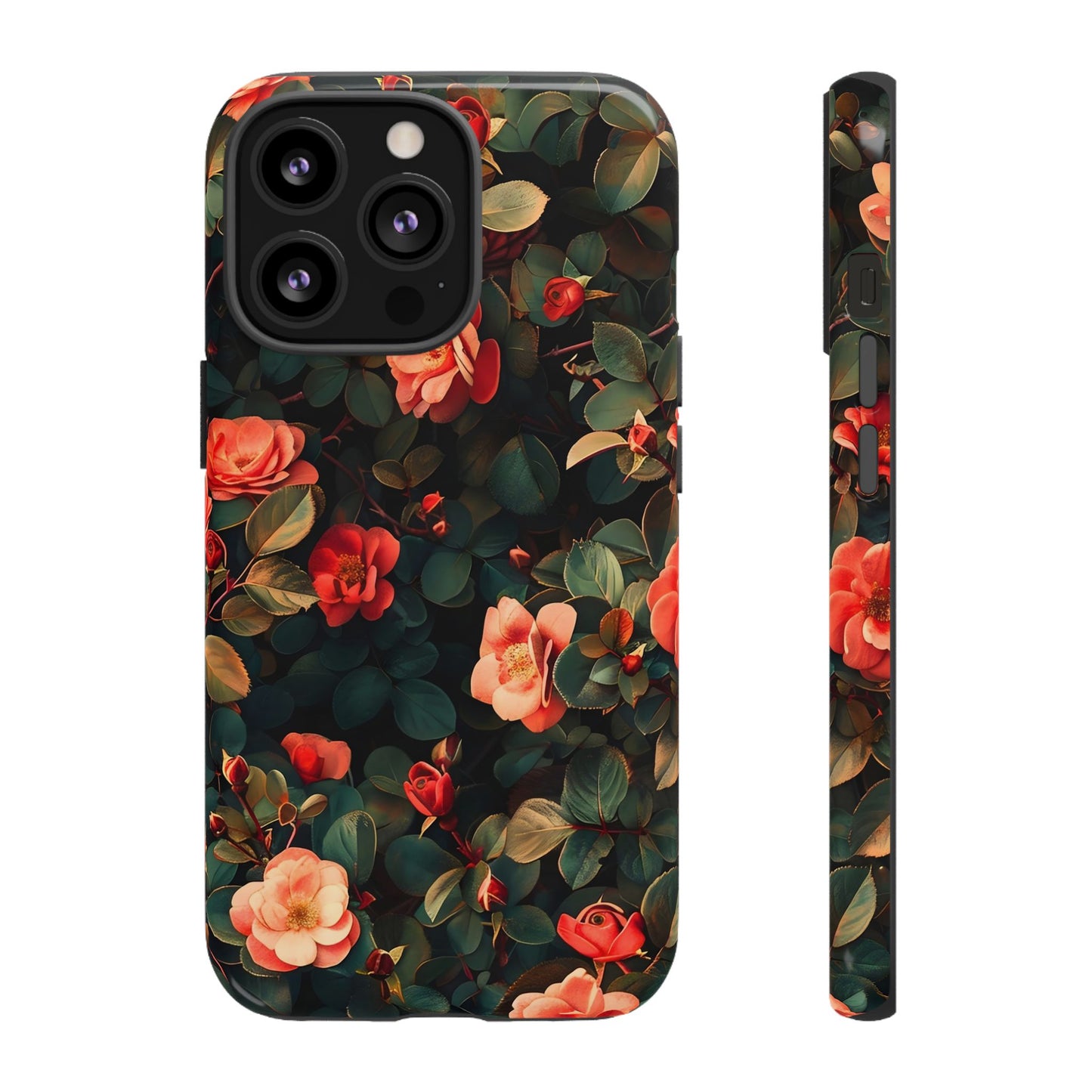 Floral Phone Case - Elegant Floral Design, Tough Protective Case, Perfect Gift for Her, Trendy Phone Accessories, Mother’s Day, Birthday